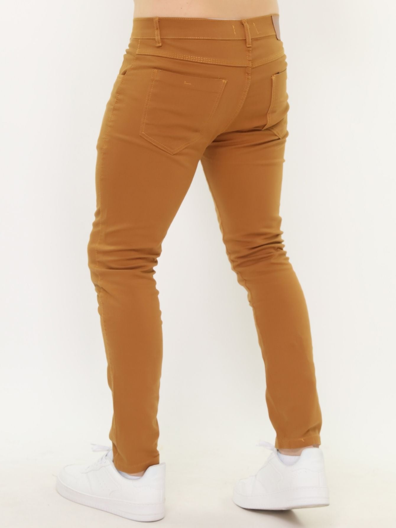 Calça Masculina Jeans Slim Fit Com Corte Ajustado E Bolsos Funcionais Calça Masculina Jeans Slim Fit Com Corte Ajustado