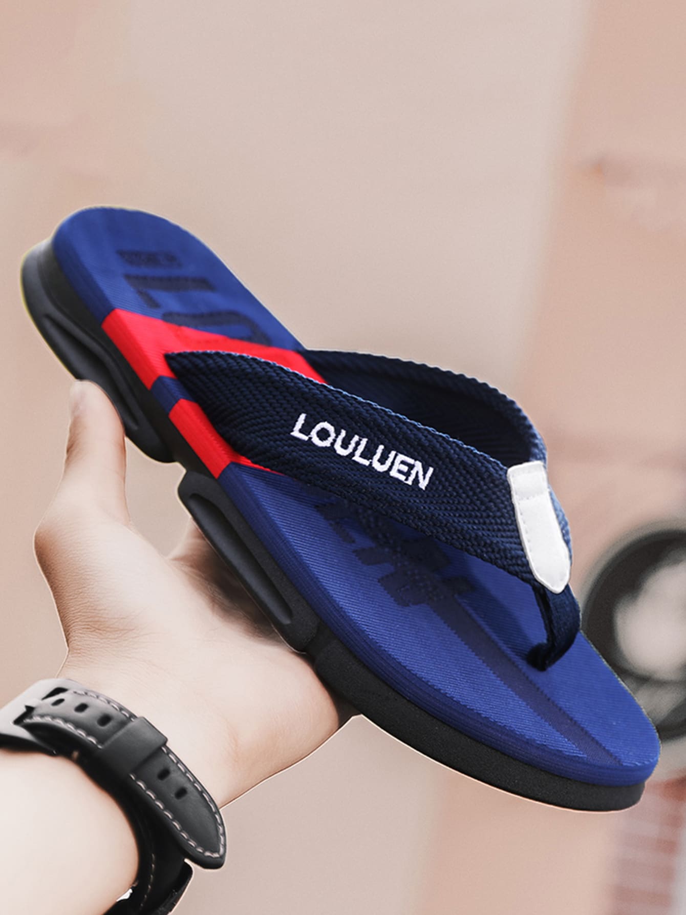 Chinelo Masculino De Dedo Casual Antiderrapante Leve Azul / 36 Chinelo Masculino De Dedo Casual Antiderrapante Leve