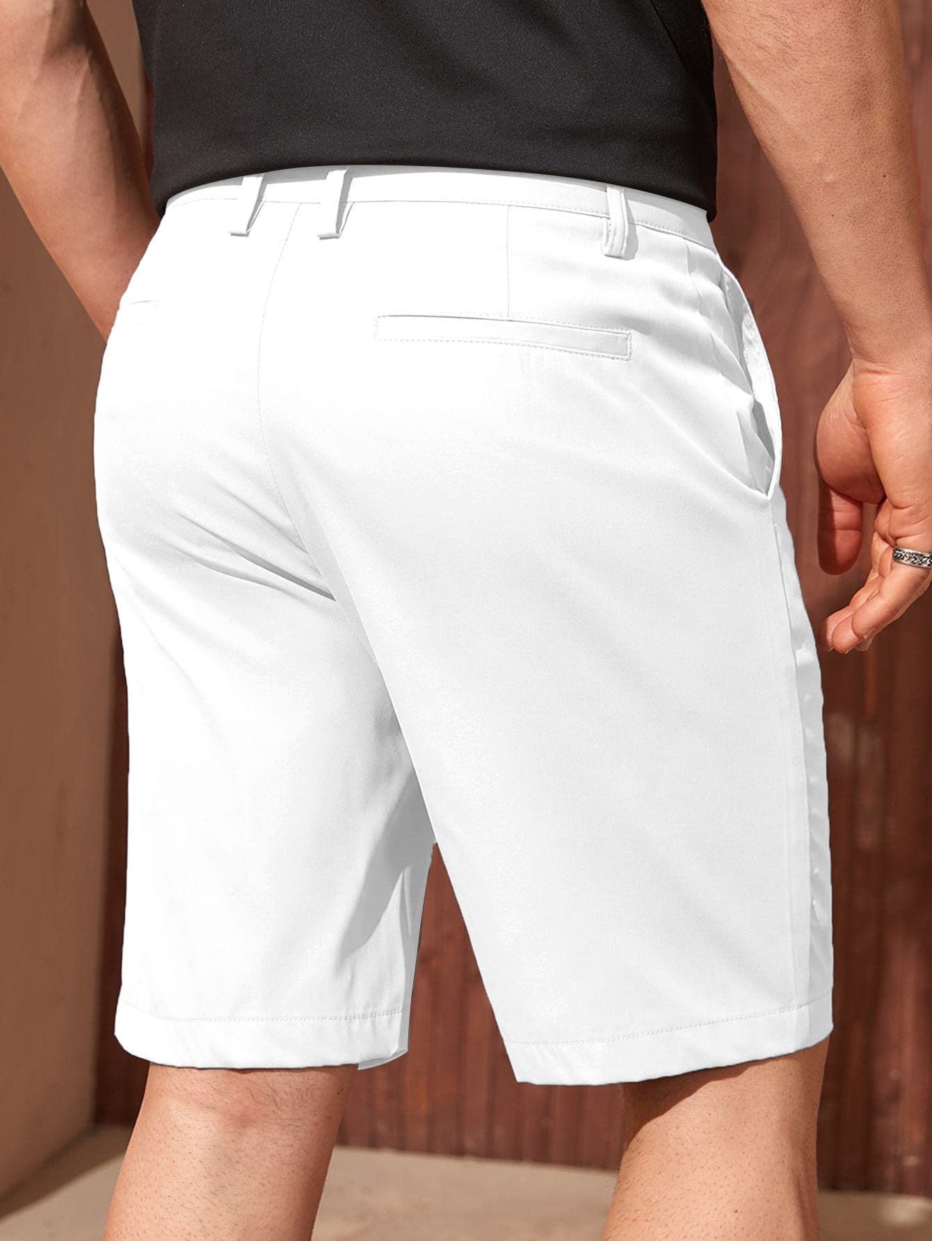 Bermuda Masculina Casual Com Corte Reto E Visual Clean Bermuda Masculina Casual Com Corte Reto E Visual Clean