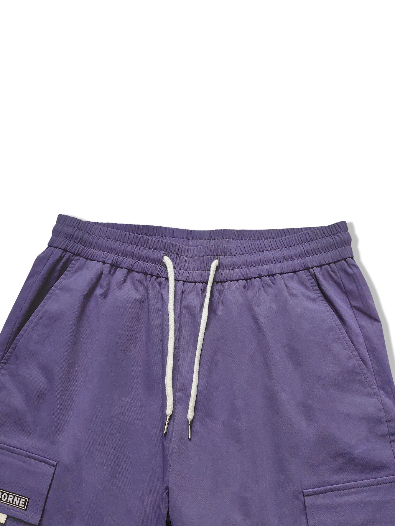 Calça Masculina Cargo Com Estampa Gráfica E Bolsos Sobrepostos Calça Masculina Cargo Com Estampa Gráfica E Bolsos