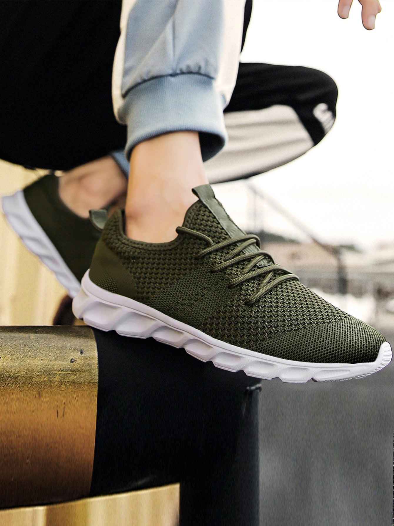 Tênis Masculino Leve Versátil Esportivo Casual Para Caminhada Tênis Masculino Leve Versátil Esportivo Casual Para