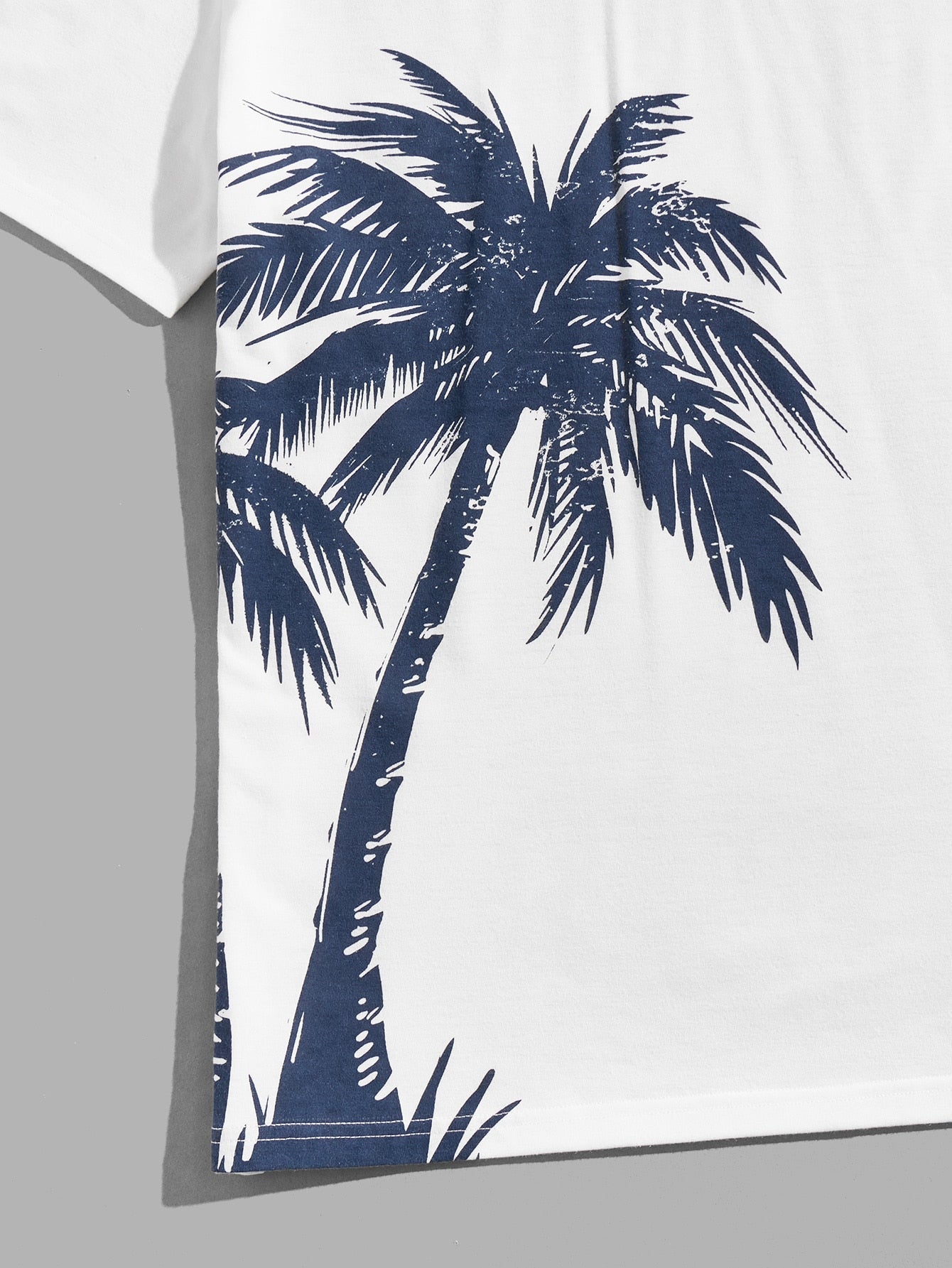 Camiseta Masculina Estampa De Palmeira Escrita Holiday Camiseta Masculina Estampa De Palmeira Escrita Holiday