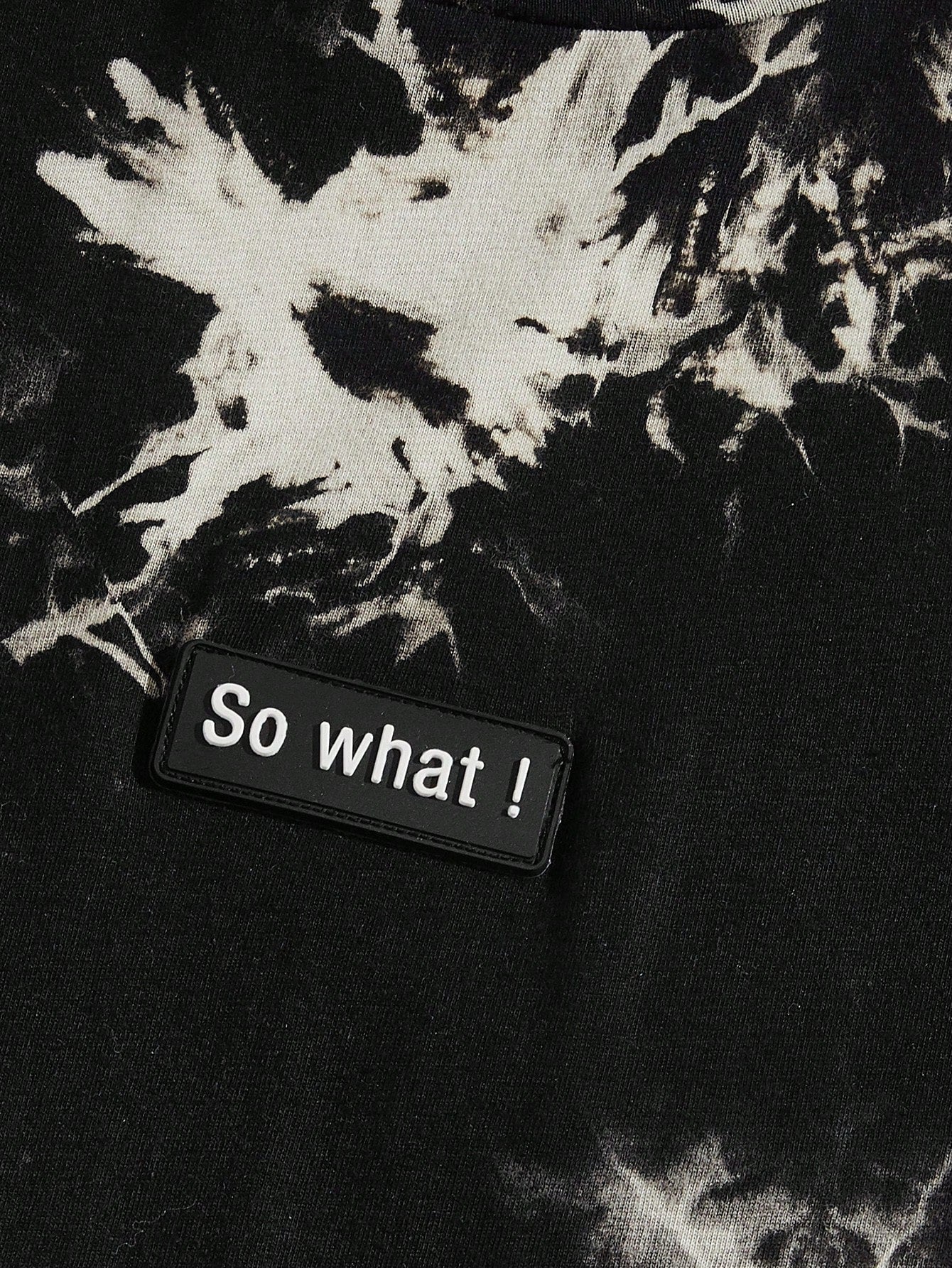 Camisa Masculina Estilo Tie Dye Estampa So What Camisa Masculina Estilo Tie Dye Estampa So What