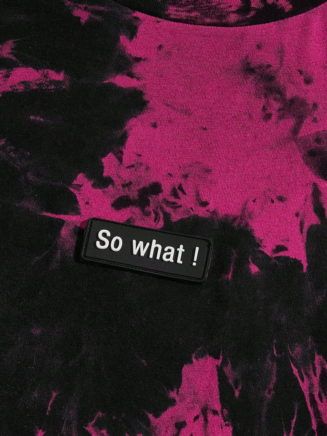 Camisa Masculina Estilo Tie Dye Estampa So What Camisa Masculina Estilo Tie Dye Estampa So What