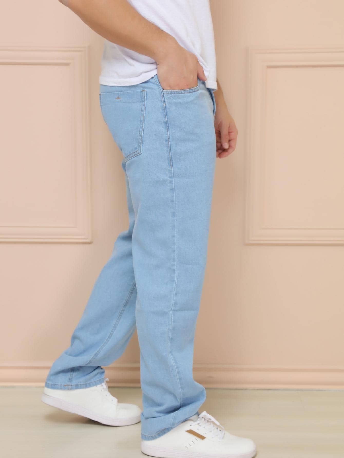 Calça Masculina Jeans Tradicional Reta Tecido Resistente E Corte Calça Masculina Jeans Tradicional Reta Tecido