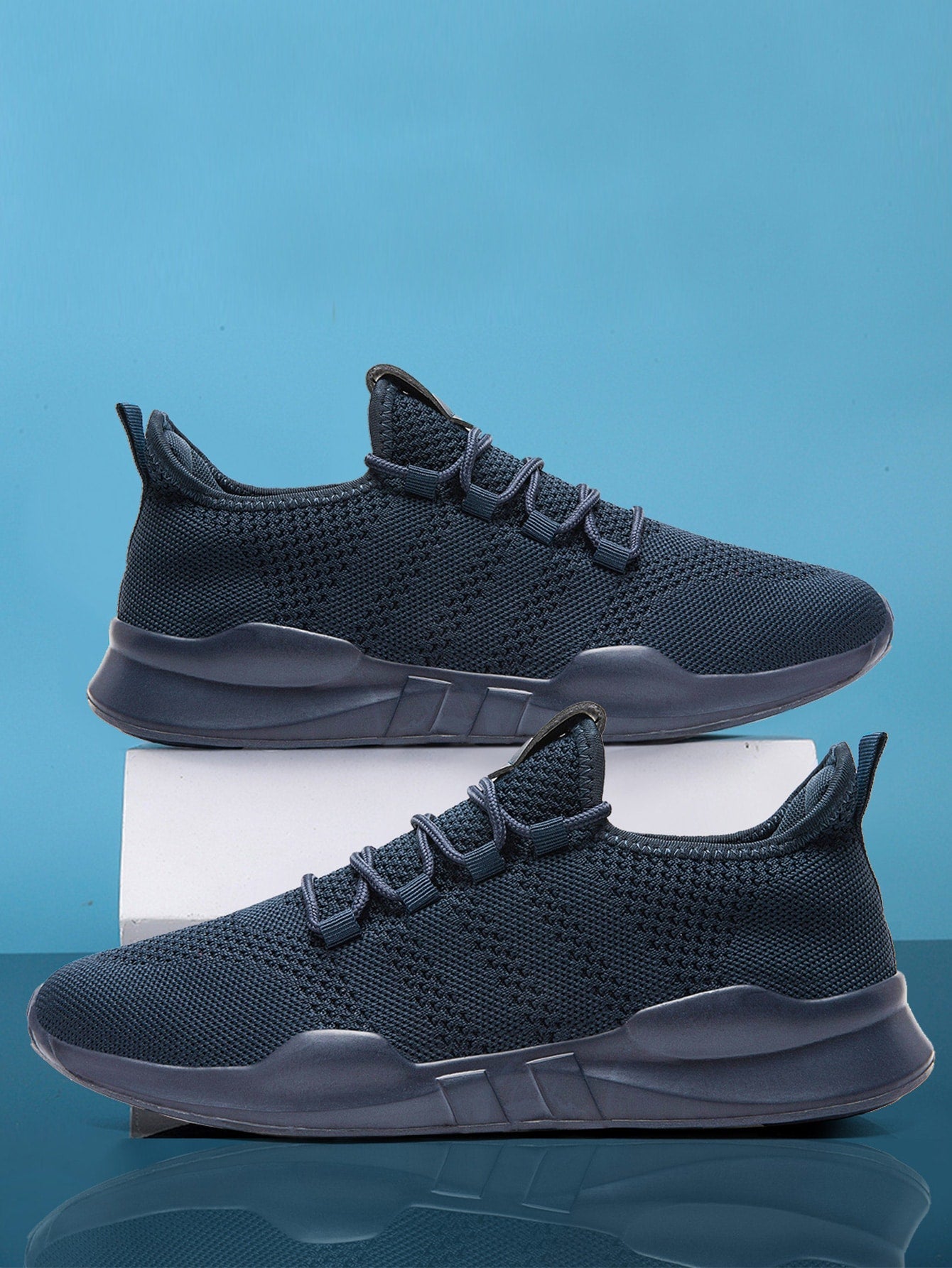 Tênis Masculino Chunky Slip On Leve Respirável Versátil Tênis Masculino Chunky Slip On Leve Respirável Versátil