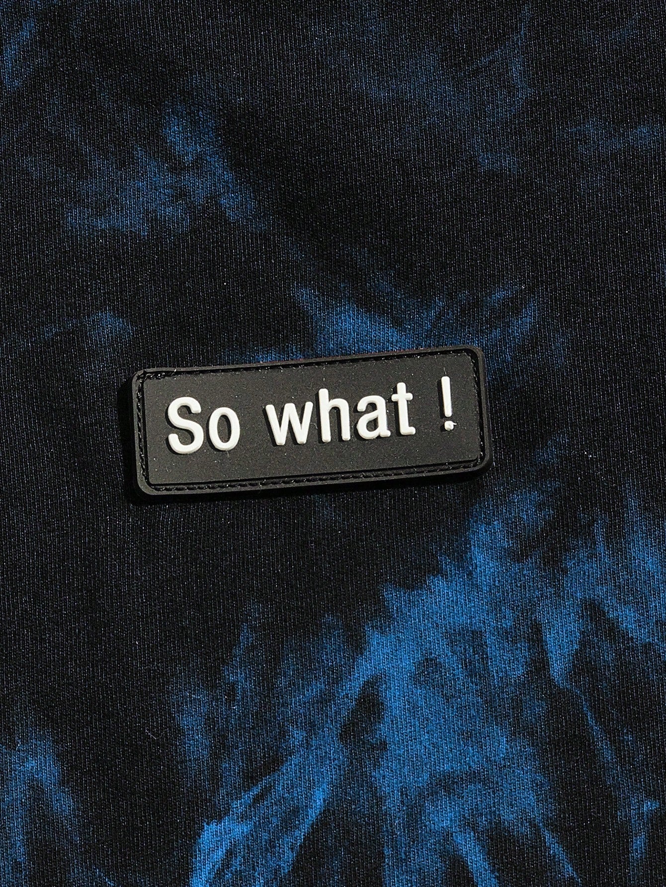 Camisa Masculina Estilo Tie Dye Estampa So What Camisa Masculina Estilo Tie Dye Estampa So What