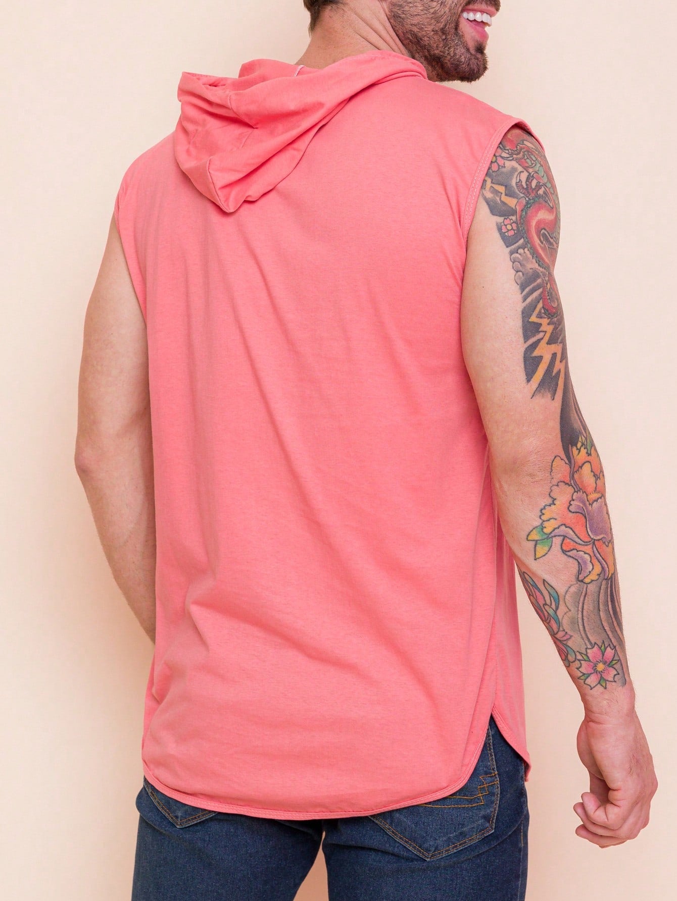 Camiseta Regata Masculina Casual Recorte Estilo Moderno Camiseta Regata Masculina Casual Recorte Estilo Moderno