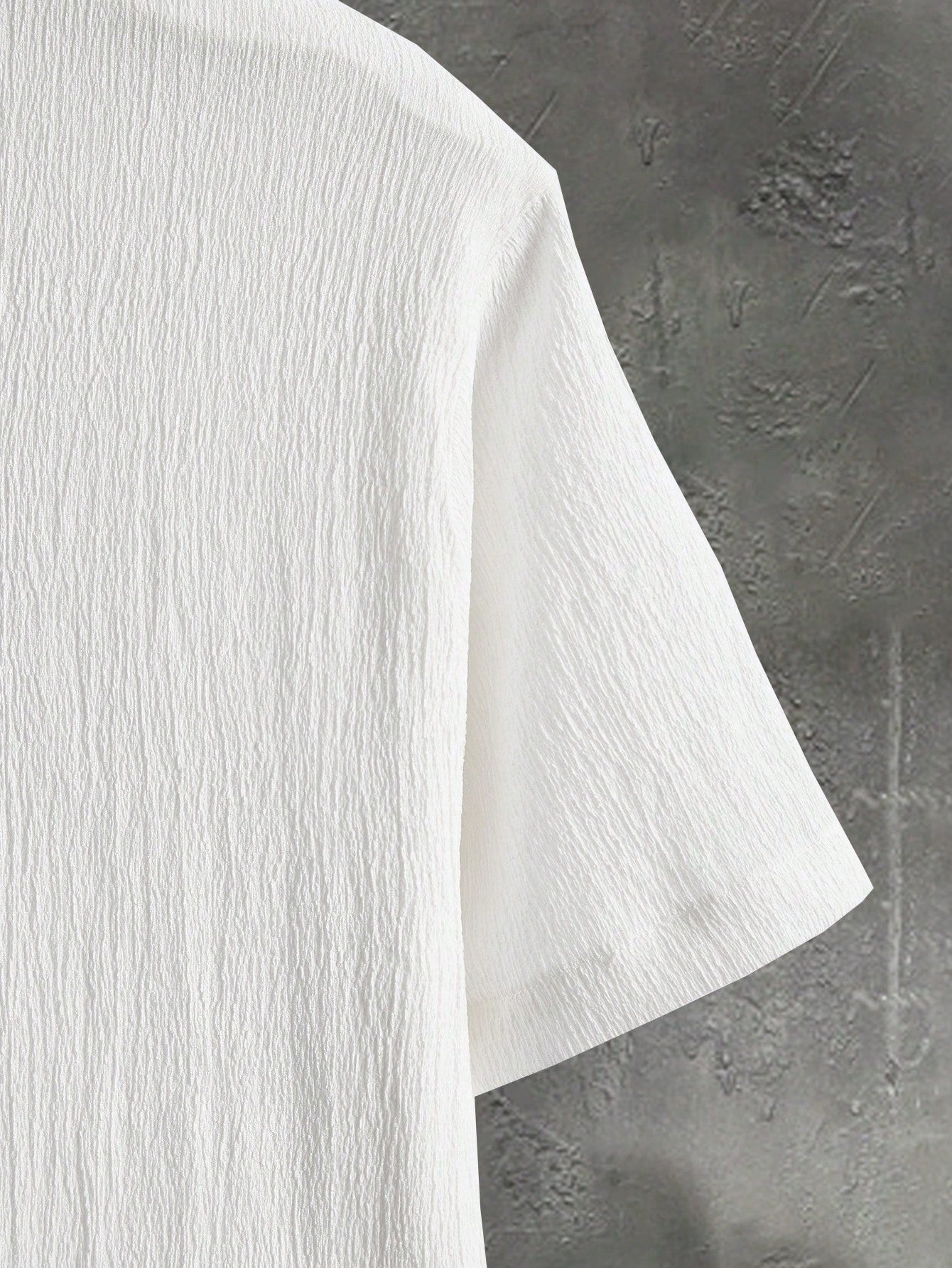 Conjunto Masculino Camisa Half Button E Calça Leve Solta Conjunto Masculino Camisa Half Button E Calça Leve Solta