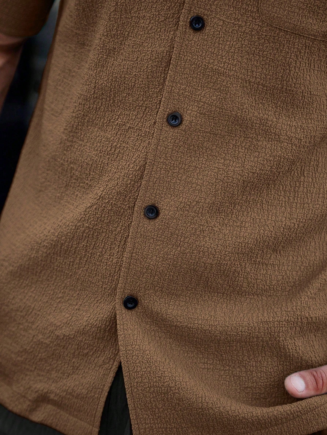 Camisa Masculina De Botão Slim Bolso Caimento Impecável Camisa Masculina De Botão Slim Bolso Caimento Impecável