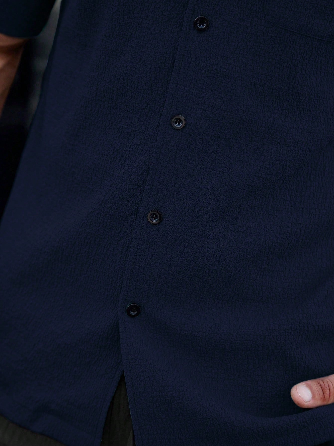 Camisa Masculina De Botão Slim Bolso Caimento Impecável Camisa Masculina De Botão Slim Bolso Caimento Impecável