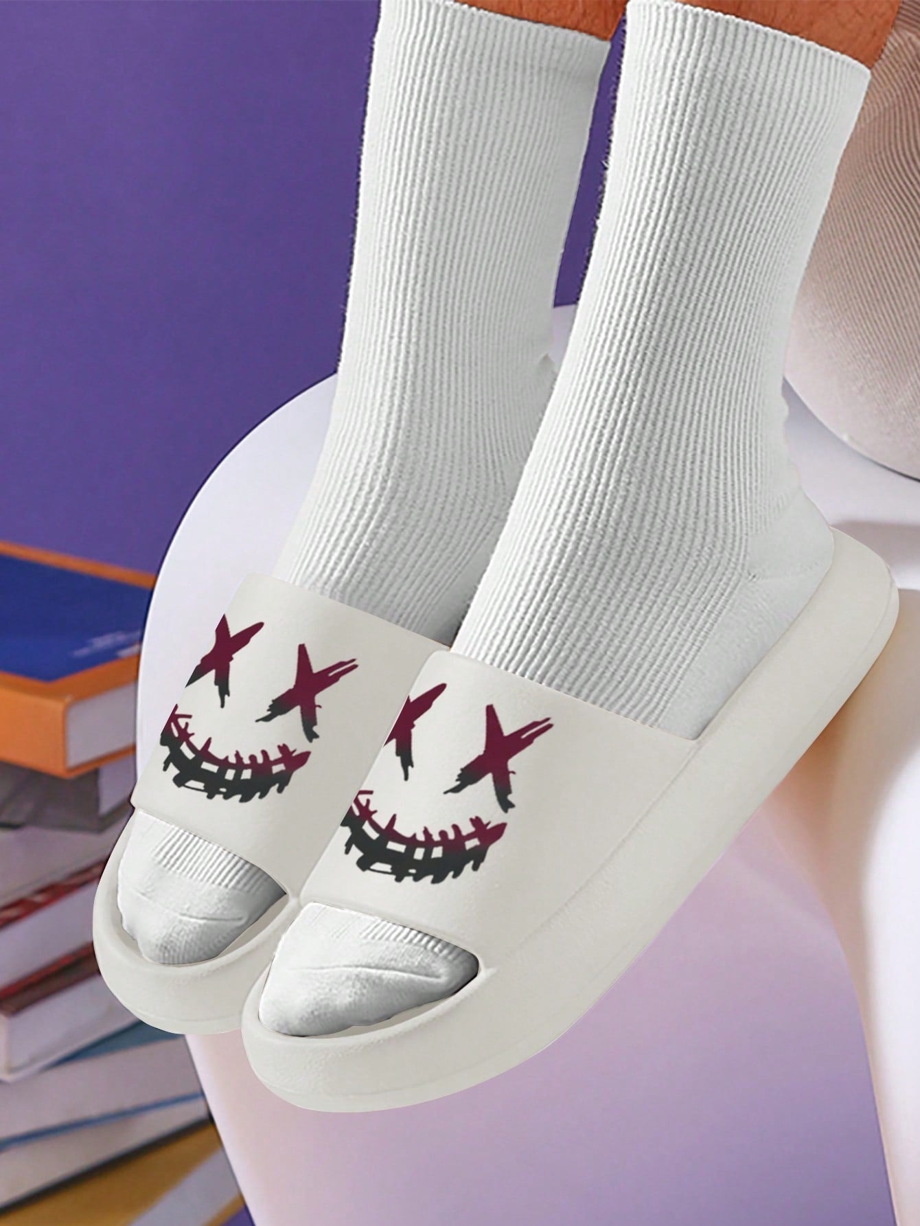 Chinelo Masculino Casual Estampado Versátil Solado EVA Chinelo Masculino Casual Estampado Versátil Solado EVA