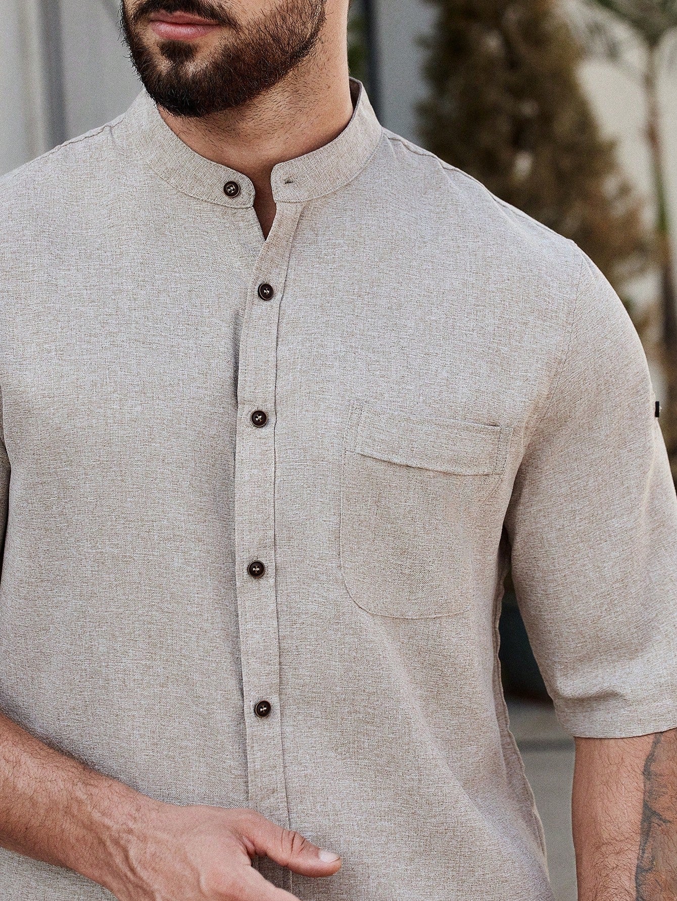 Conjunto Masculino Camisa Oversized E Calça Casual Minimalista Conjunto Masculino Camisa Oversized E Calça Casual