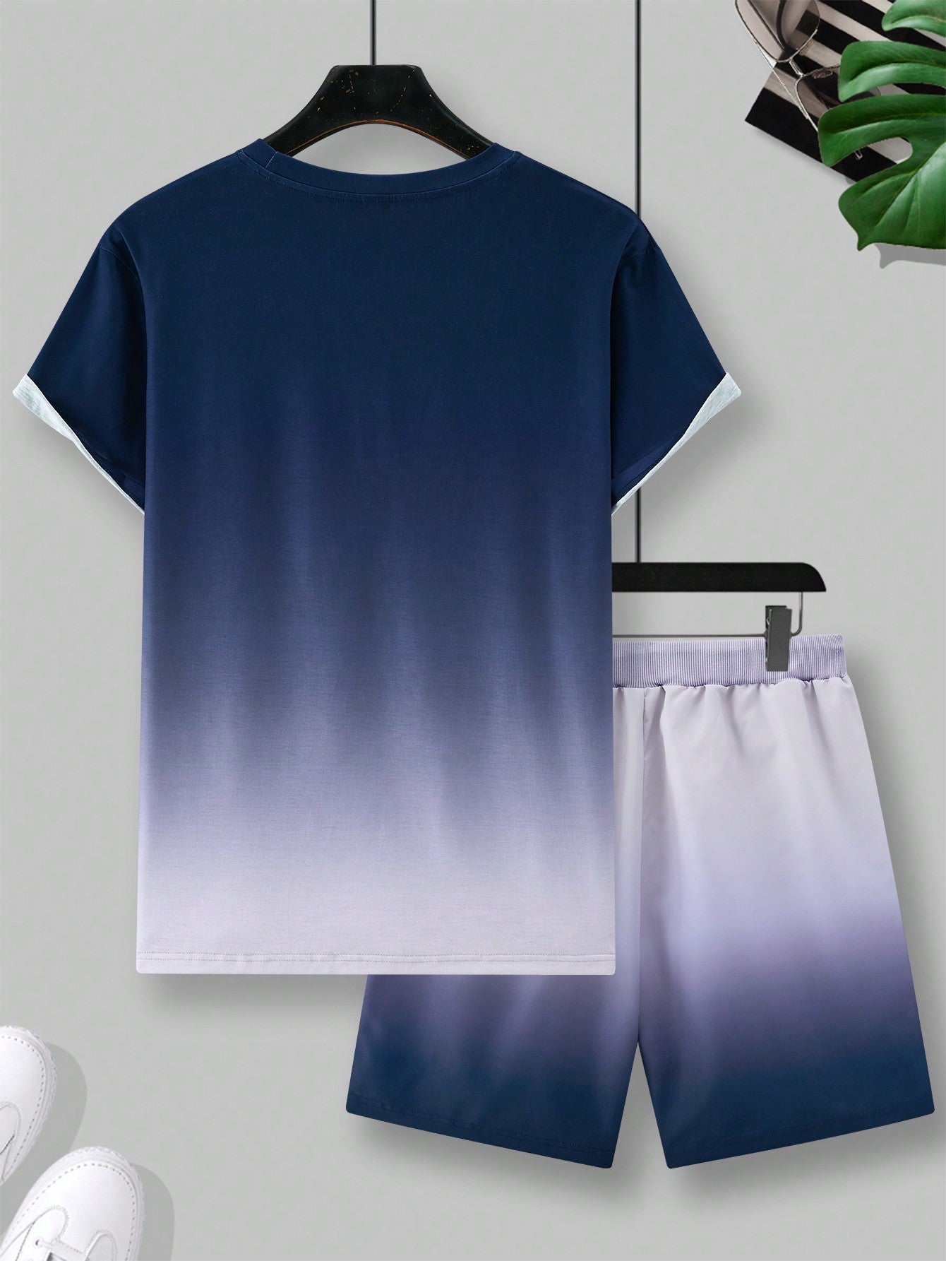 Conjunto Masculino Camiseta Estampada Com Lettering E Shorts Casual Conjunto Masculino Camiseta Estampada Com Lettering