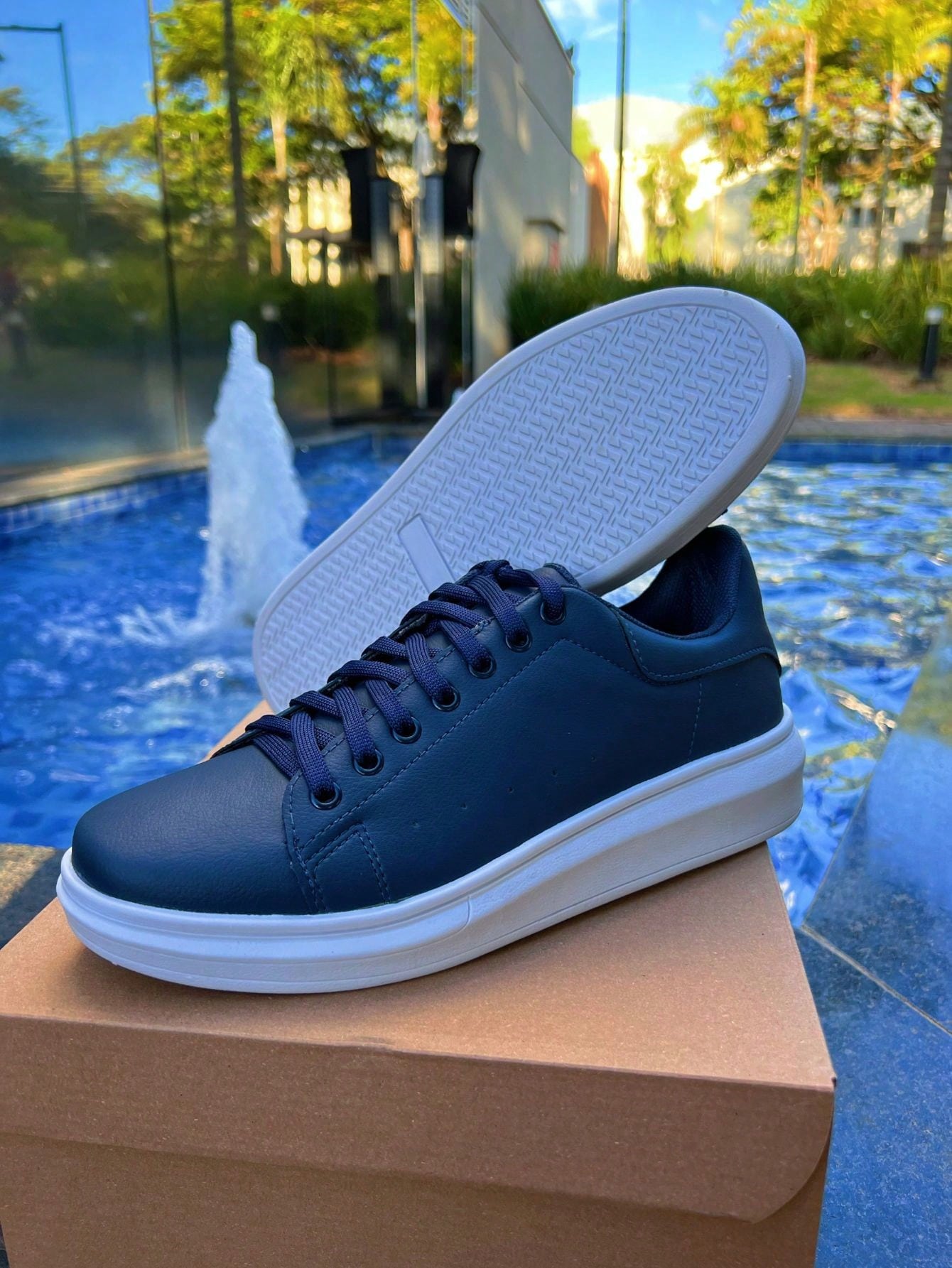 Sapato Masculino Social Cadarço Derby Solado Antiderrapante Sapato Masculino Social Cadarço Derby Solado Antiderrapante