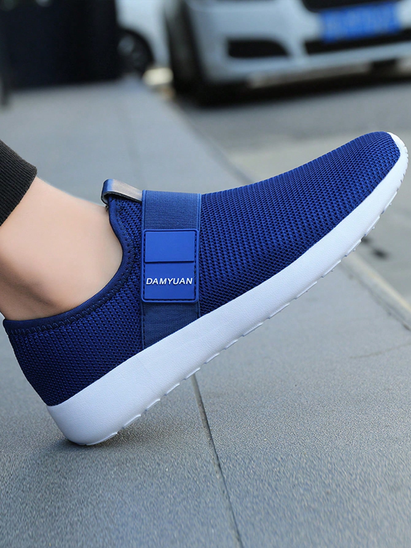 Tênis Masculino Chunky Slip On Leve Respirável Antiderrapante Tênis Masculino Chunky Slip On Leve Respirável