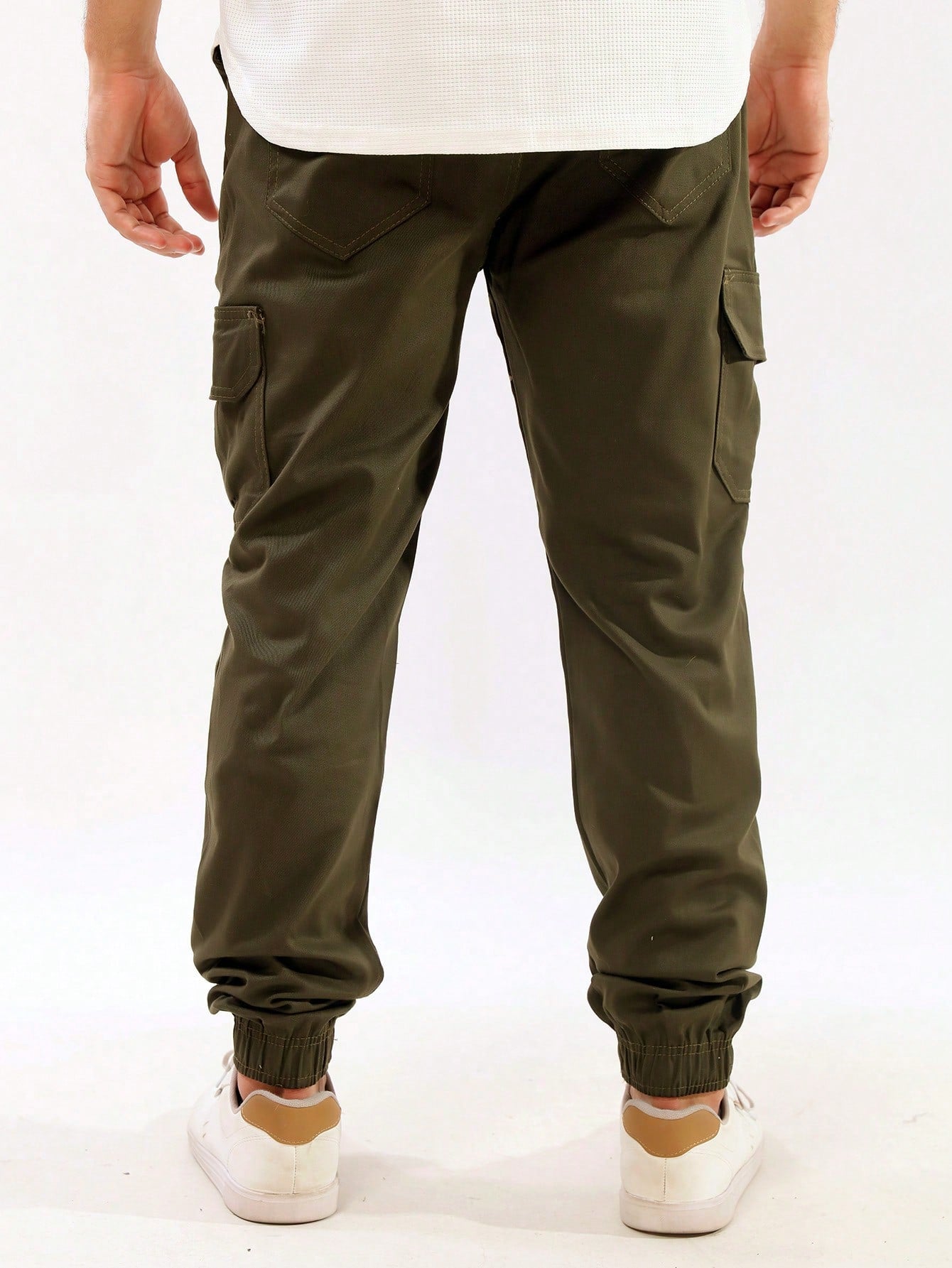 Calça Masculina Jogger Casual Com Ajuste Na Cintura Calça Masculina Jogger Casual Com Ajuste Na Cintura