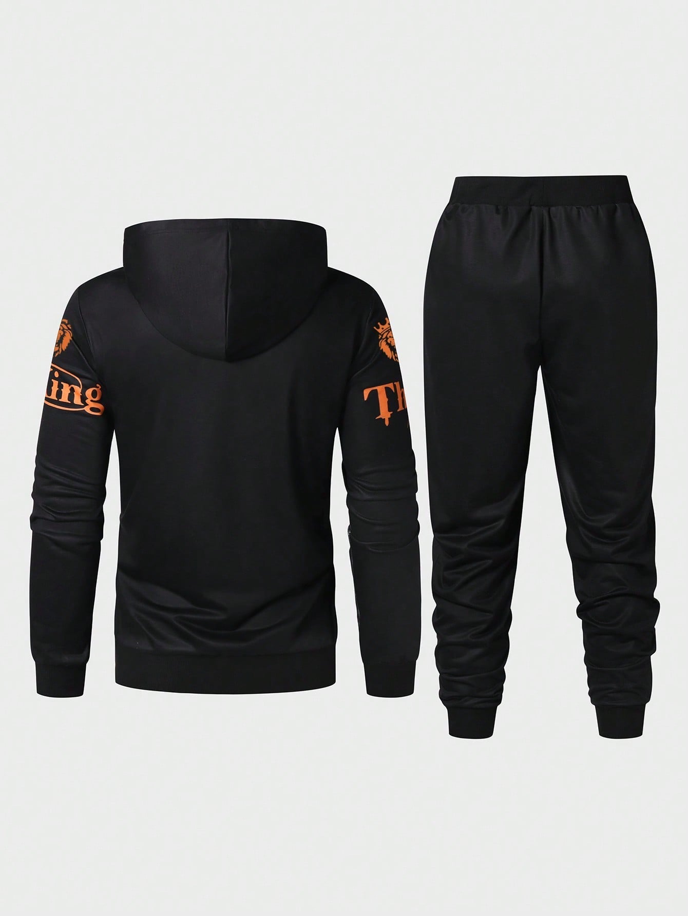 Conjunto Masculino Moletom Estampa Leão The King Estilo Street Conjunto Masculino Moletom Estampa Leão The King Estilo