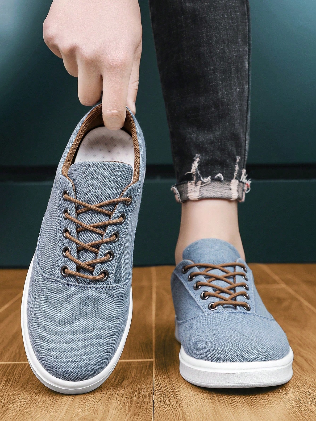 Tênis Masculino Casual Tecido Respirável Estilo Leve Tênis Masculino Casual Tecido Respirável Estilo Leve