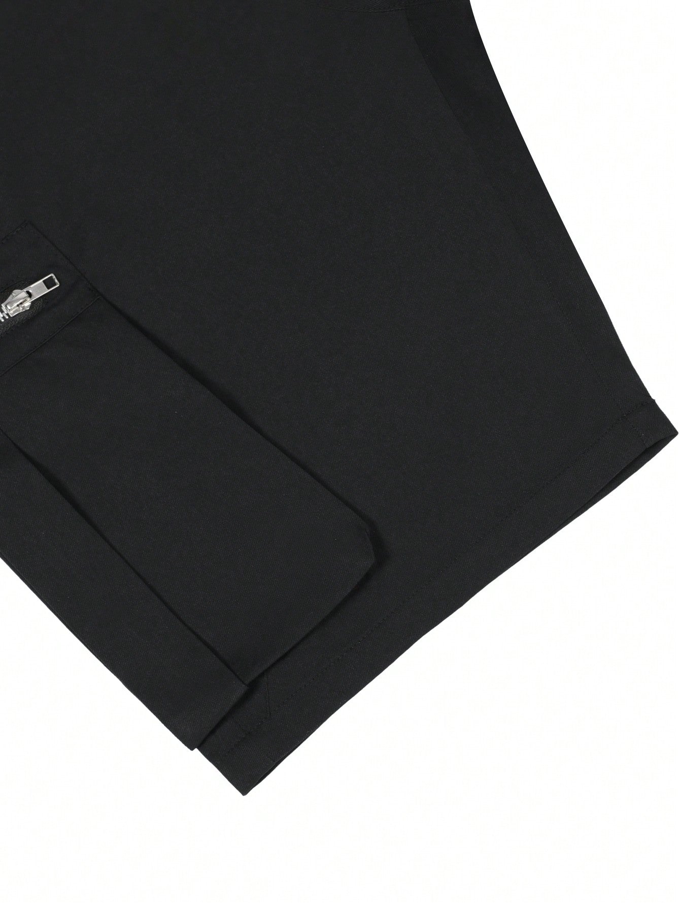 Shorts Masculino Cargo Estilo Street Com Zíper Decorativo Shorts Masculino Cargo Estilo Street Com Zíper Decorativo