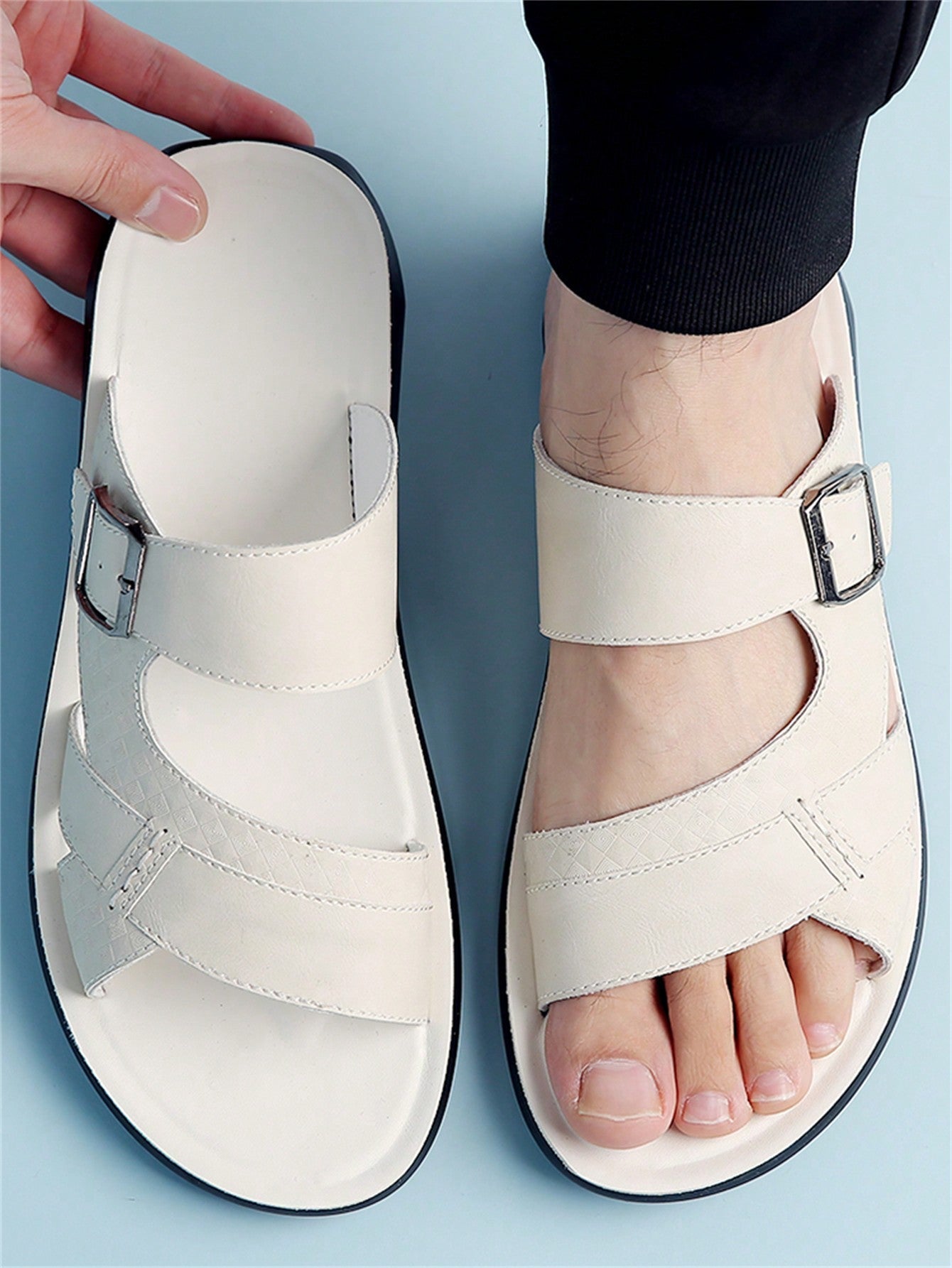 Chinelo Masculino Confortável Antiderrapante Casual Verão Chinelo Masculino Confortável Antiderrapante Casual Verão