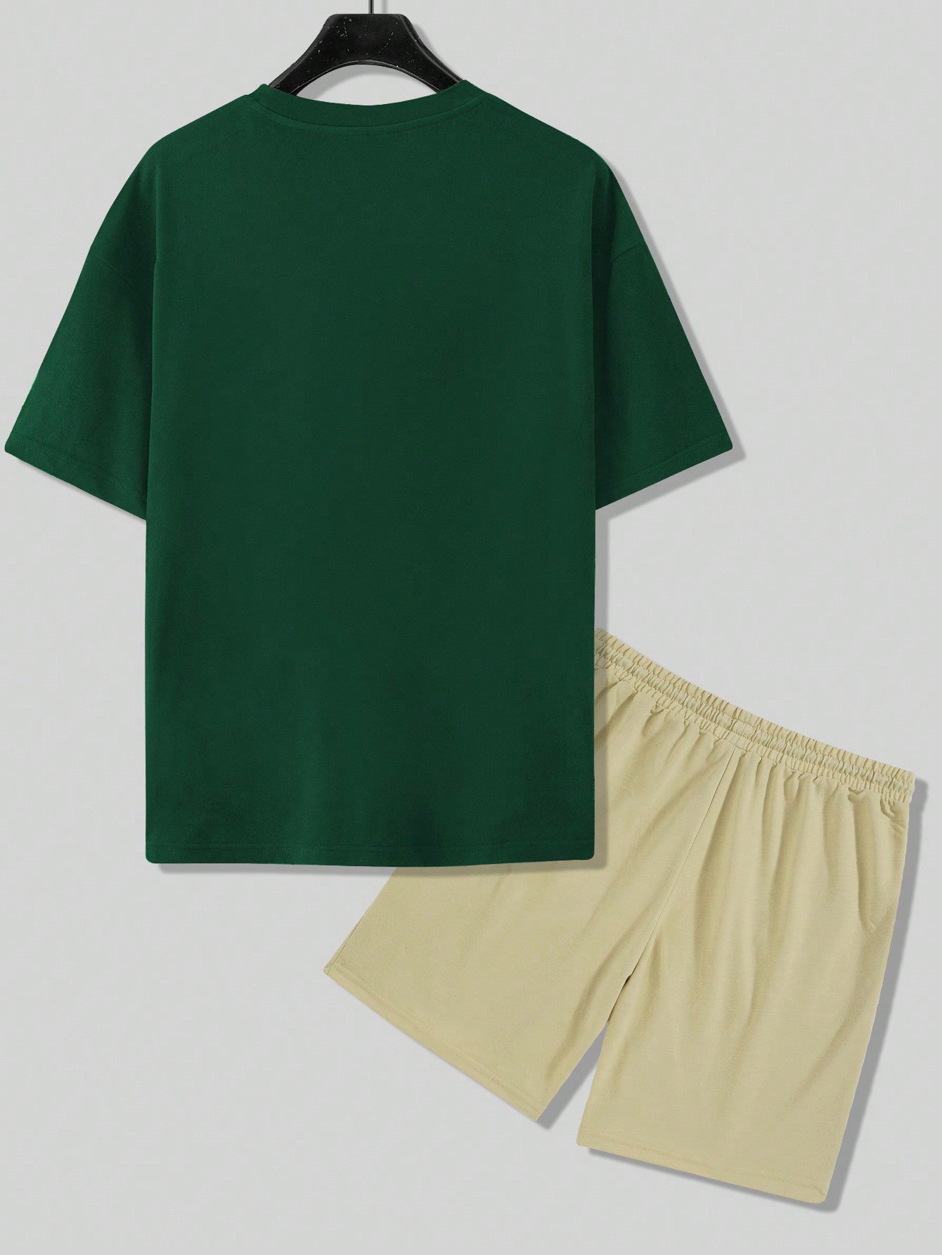 Conjunto Masculino Camisa Manga Curta E Shorts Estilo Casual Conjunto Masculino Camisa Manga Curta E Shorts Estilo