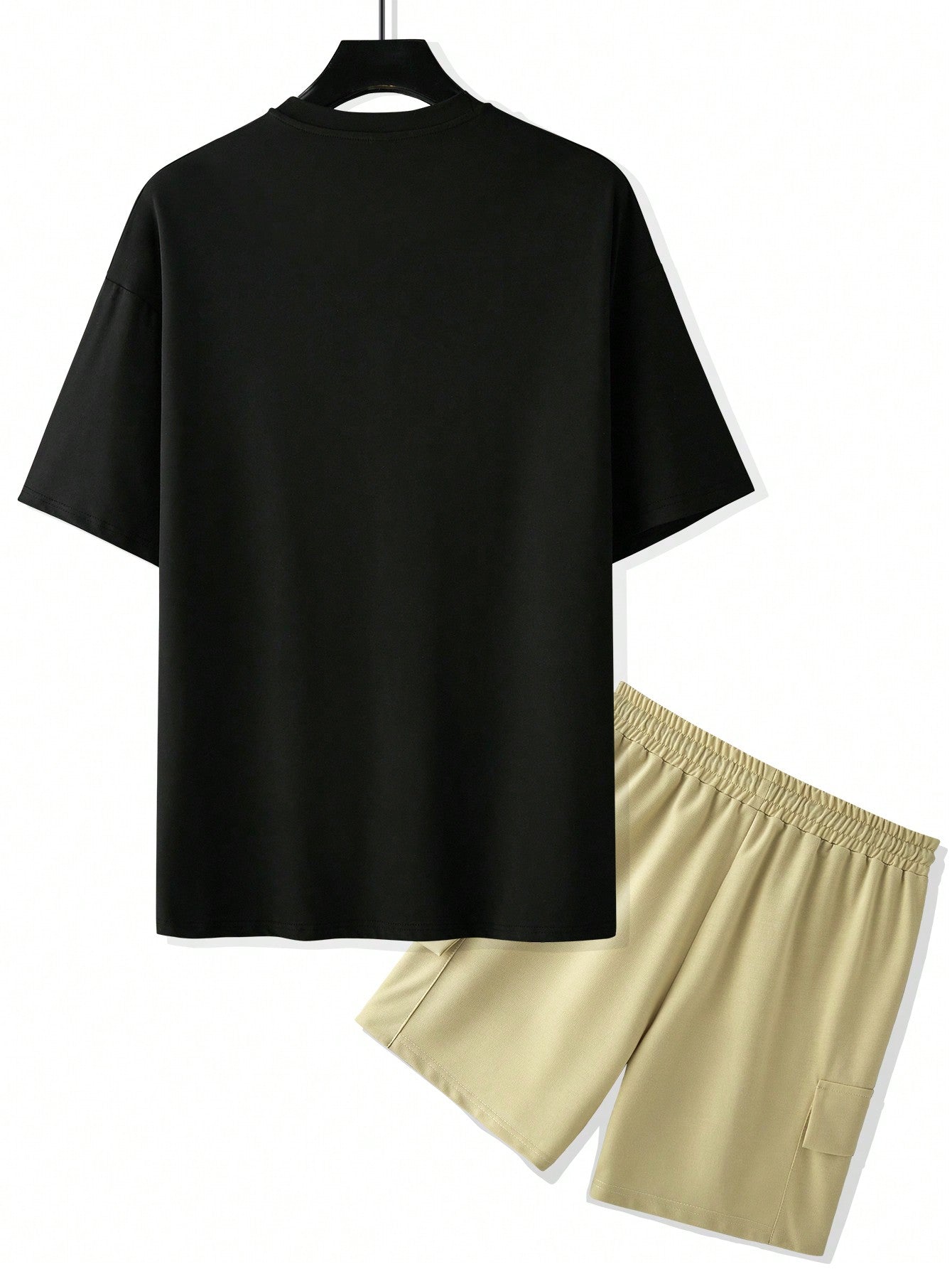 Conjunto Masculino Camiseta Manga Curta E Shorts Soltos Conjunto Masculino Camiseta Manga Curta E Shorts Soltos