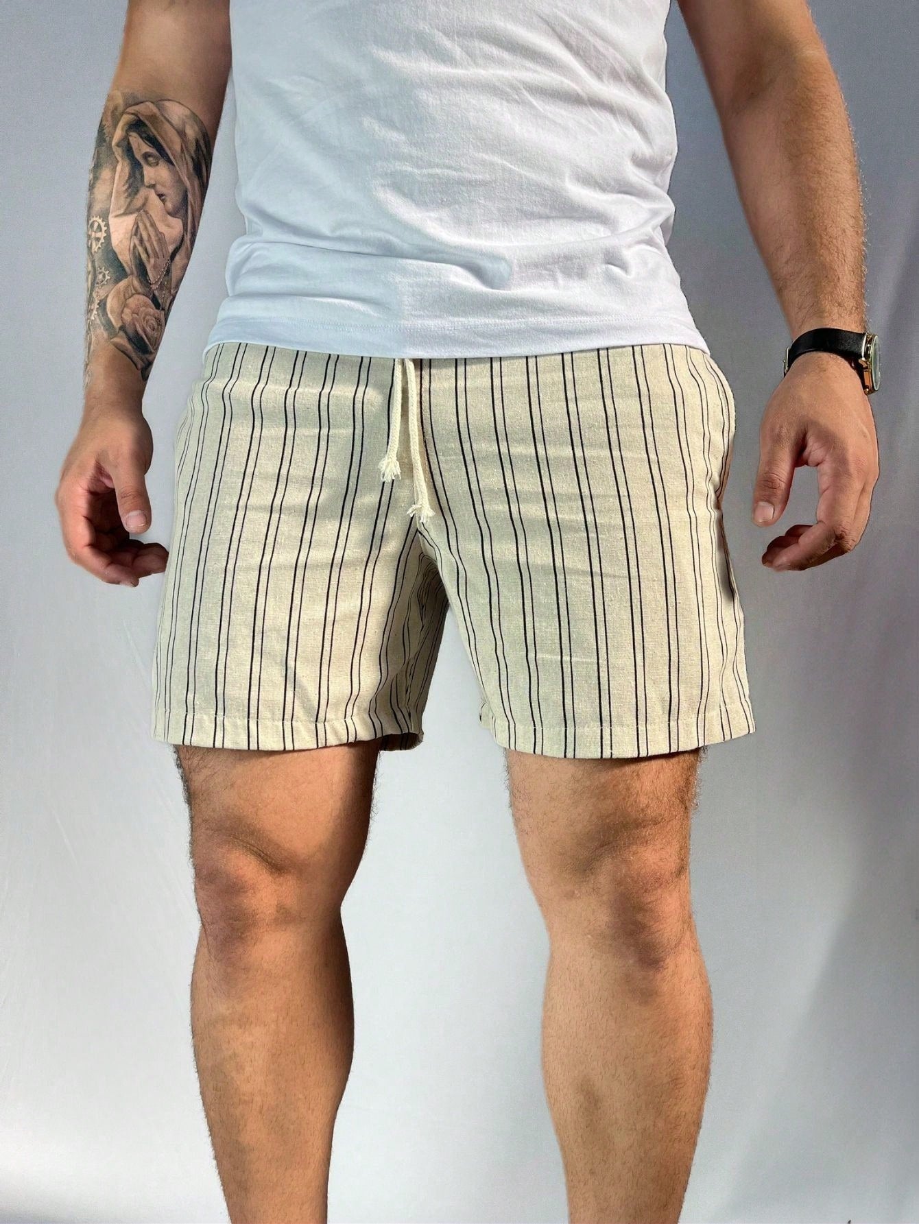 Shorts Masculino Mauricinho Casual Com Elástico E Caimento Shorts Masculino Mauricinho Casual Com Elástico E Caimento