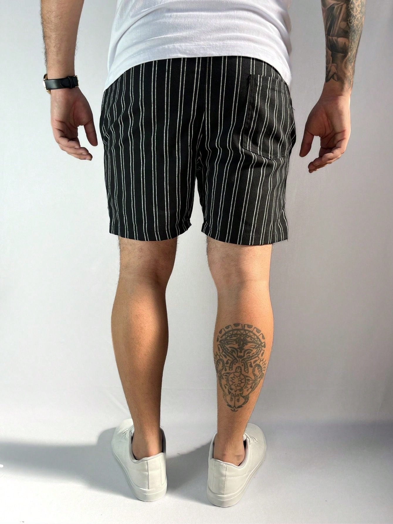 Shorts Masculino Mauricinho Casual Com Elástico E Caimento Shorts Masculino Mauricinho Casual Com Elástico E Caimento