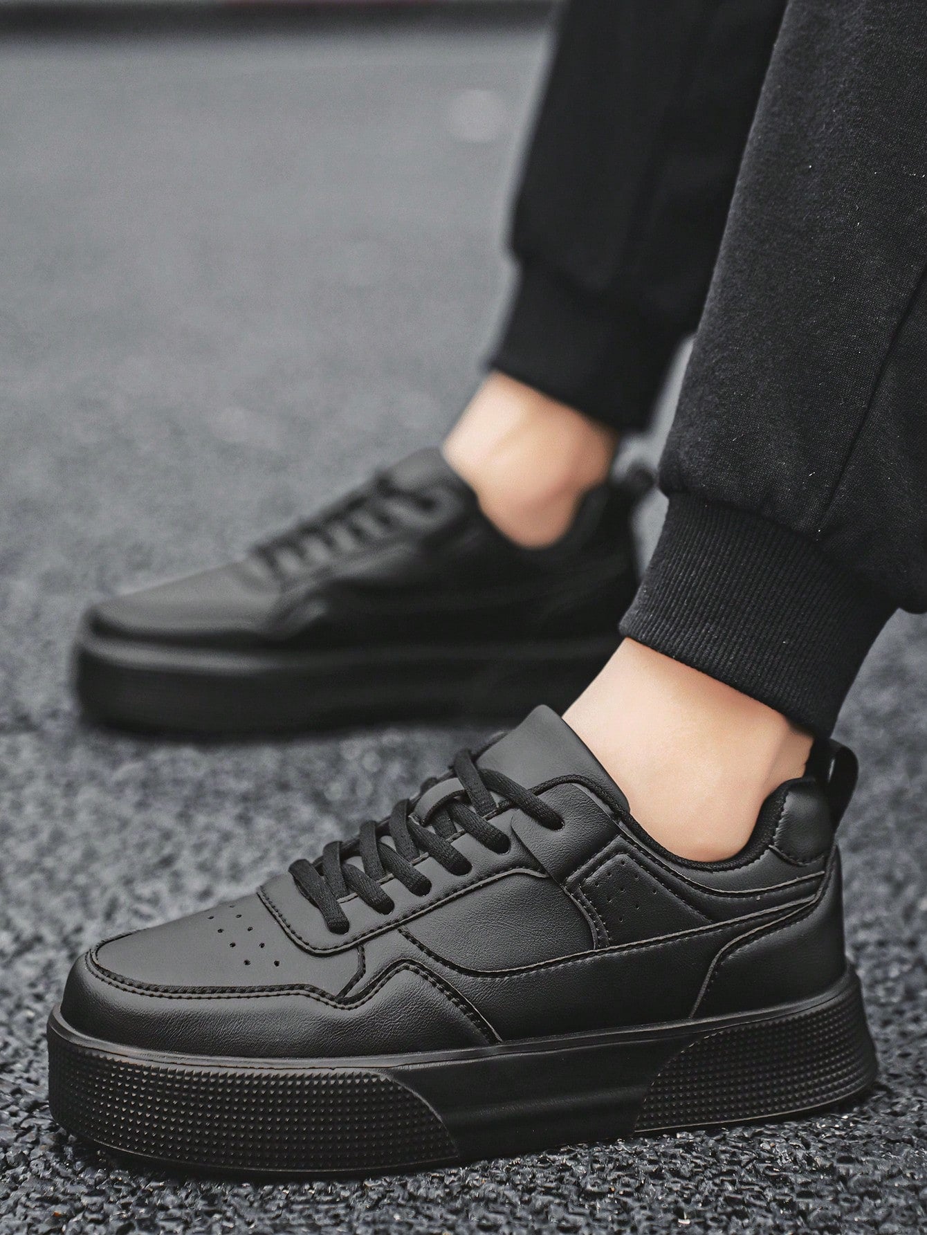 Tênis Masculino Casual Street Solado Alto Antiderrapante Tênis Masculino Casual Street Solado Alto Antiderrapante