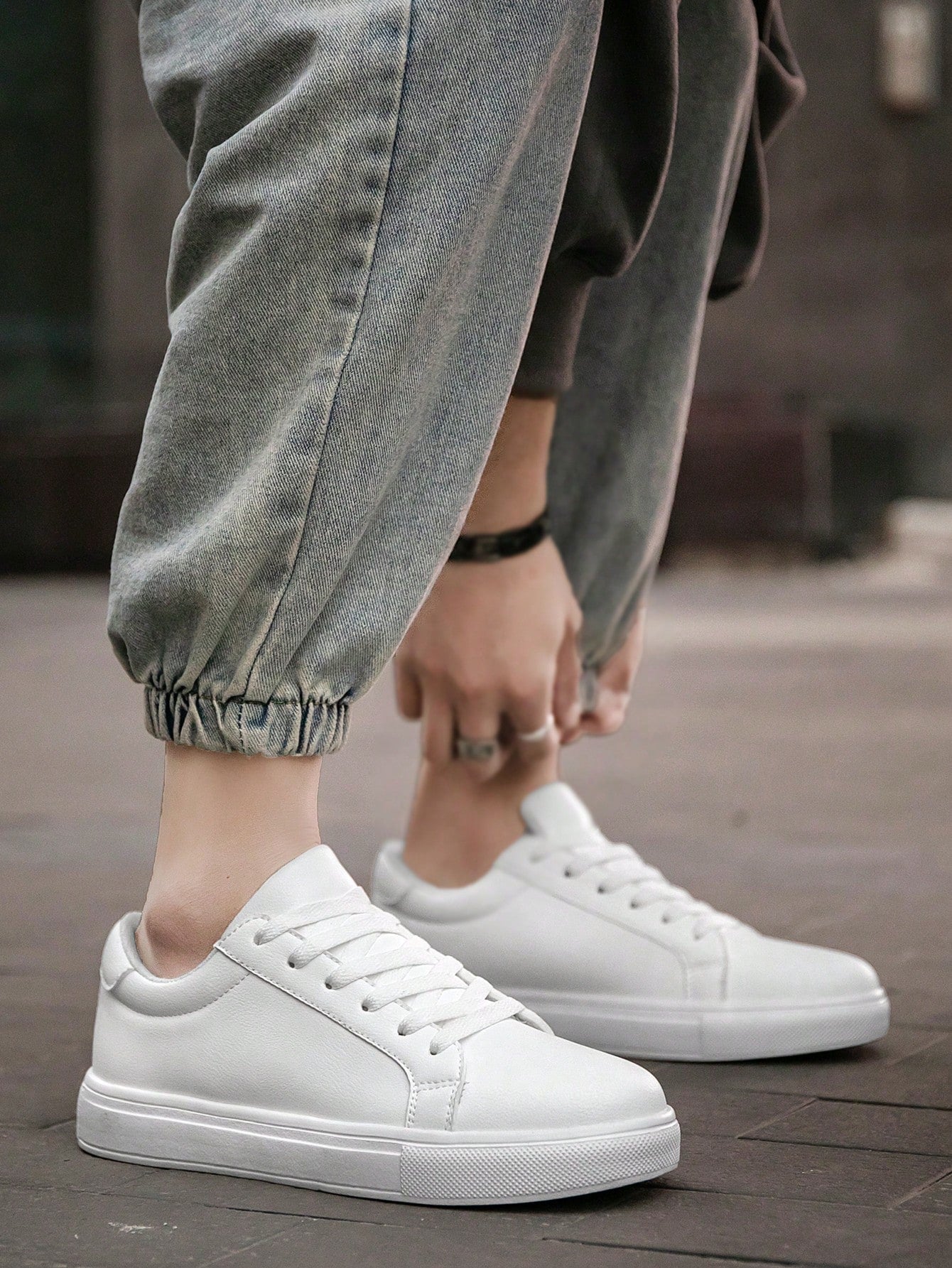 Tênis Masculino Casual Street Básico com Solado Confortável Tênis Masculino Casual Street Básico com Solado Confortável