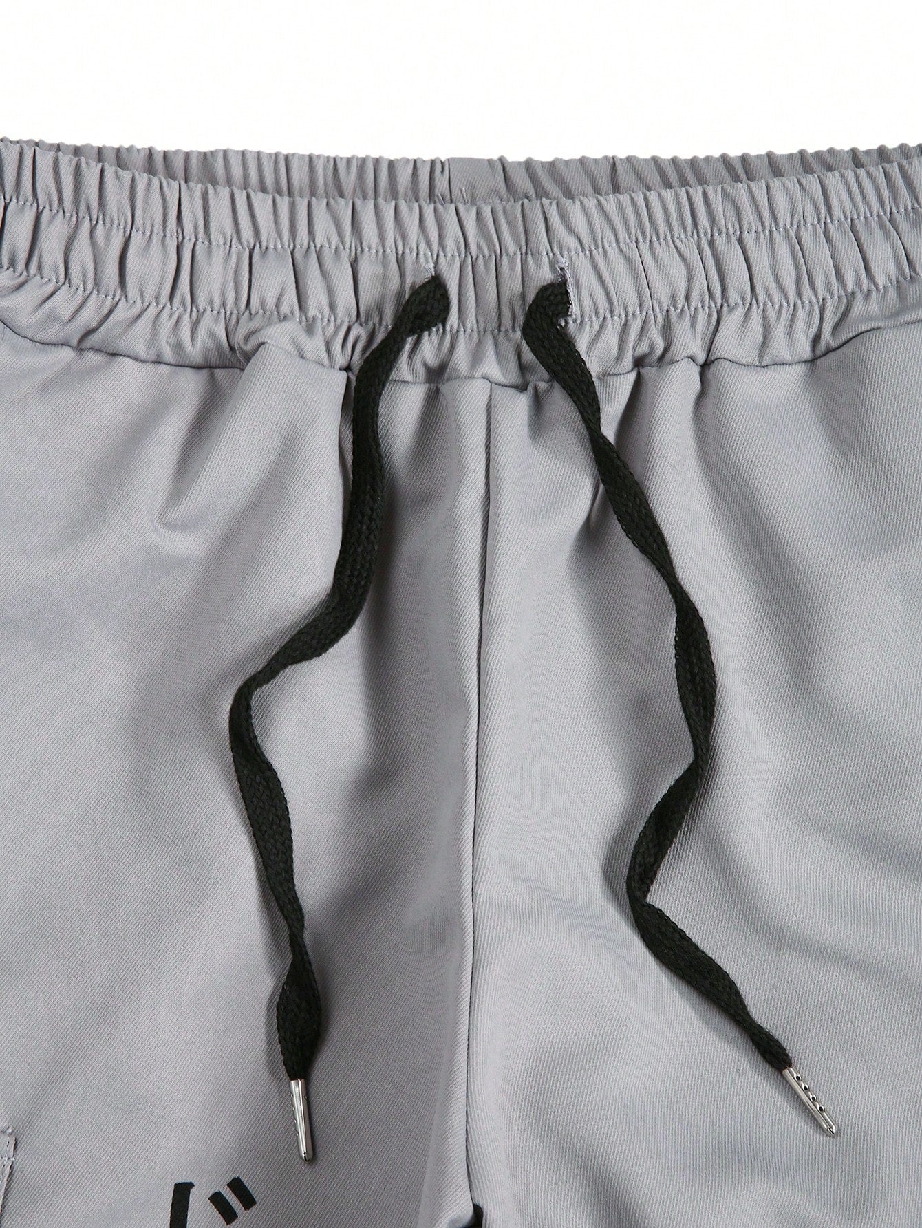 Calça Masculina Cargo Solta Com Estampa Dragão E Cós Ajustável Calça Masculina Cargo Solta Com Estampa Dragão E Cós