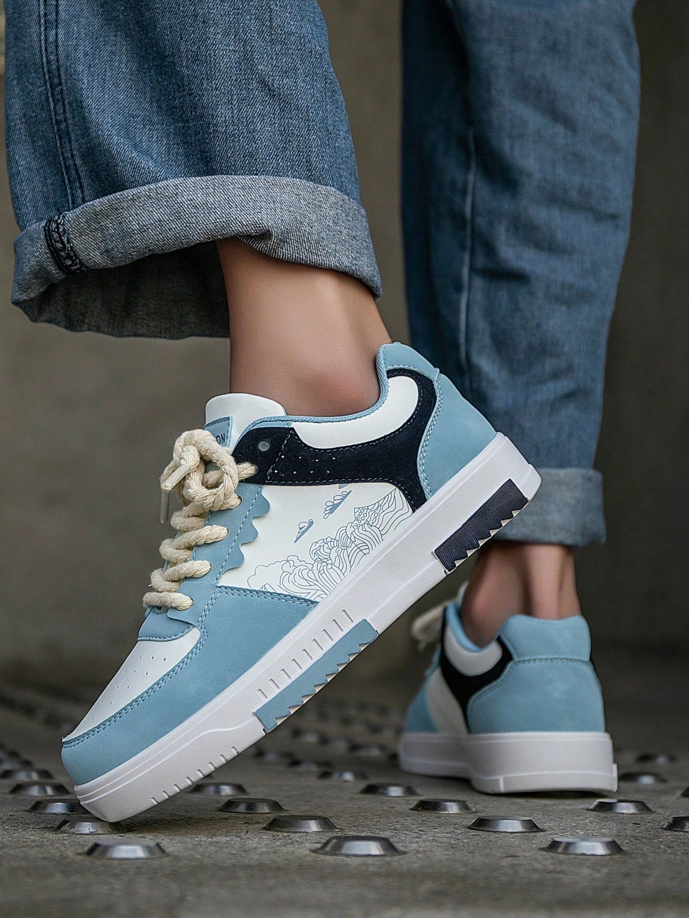 Tênis Masculino Casual Street Estilo Moderno Criativo Tênis Masculino Casual Street Estilo Moderno Criativo