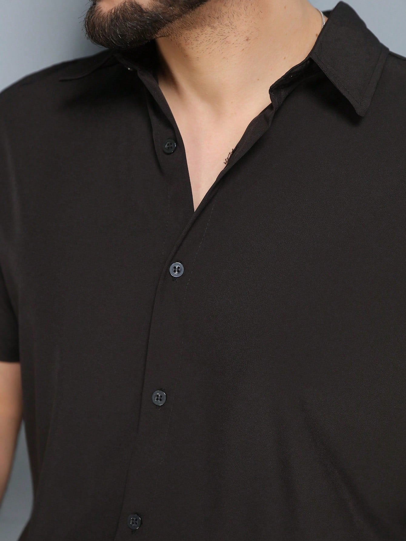 Conjunto Masculino Camisa Manga Curta E Shorts Estampa Lisa Conjunto Masculino Camisa Manga Curta E Shorts Estampa Lisa