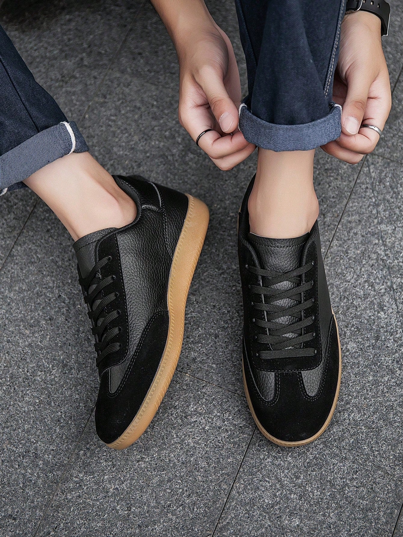 Tênis Masculino Casual Street Solado Retrô Antiderrapante Tênis Masculino Casual Street Solado Retrô Antiderrapante