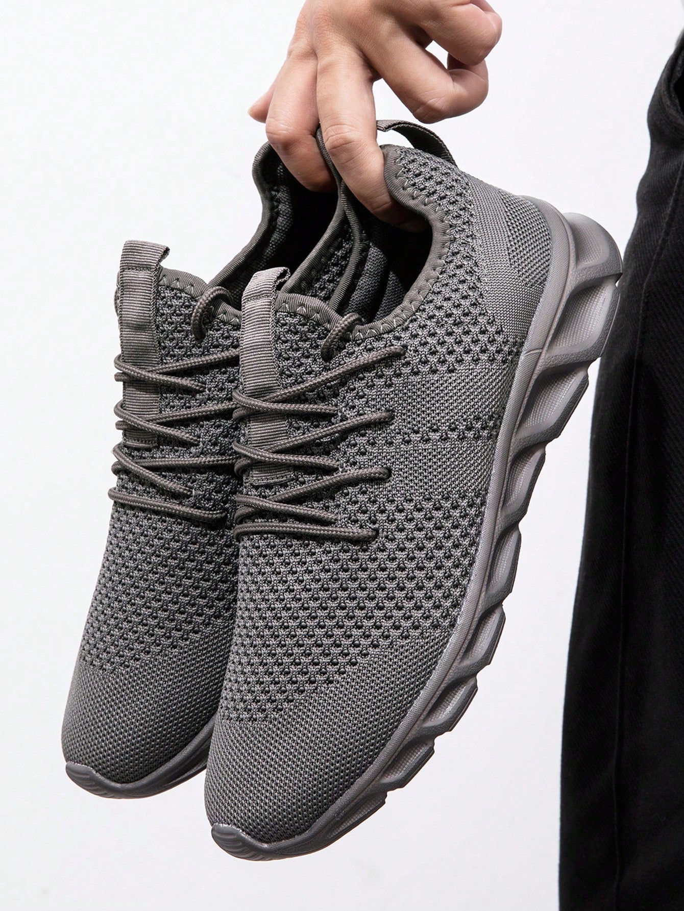 Tênis Masculino Leve Versátil Esportivo Casual Para Caminhada Cinza / 36 Tênis Masculino Leve Versátil Esportivo Casual