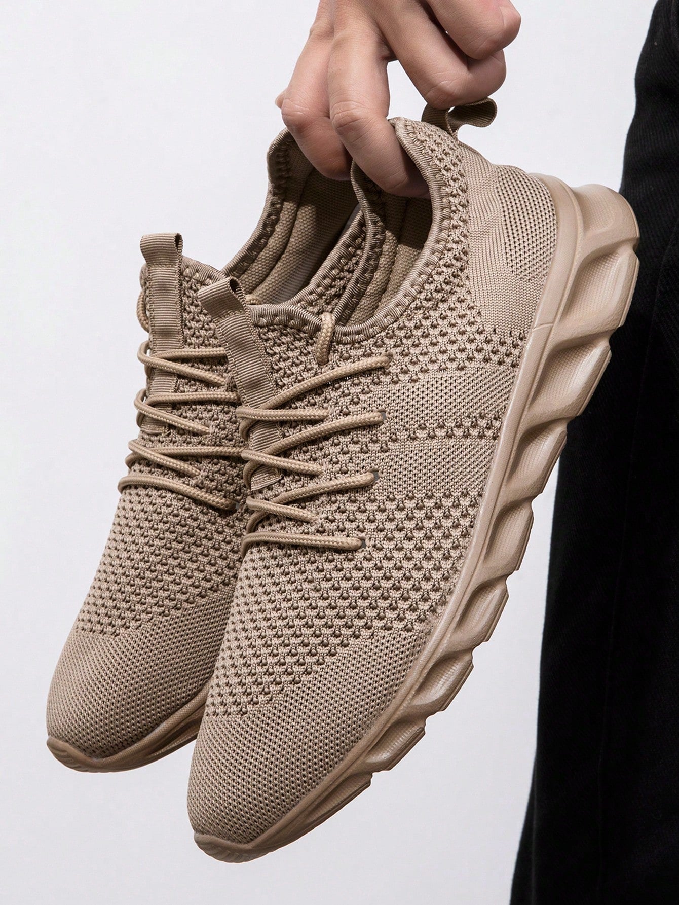 Tênis Masculino Leve Versátil Esportivo Casual Para Caminhada Caqui / 36 Tênis Masculino Leve Versátil Esportivo Casual