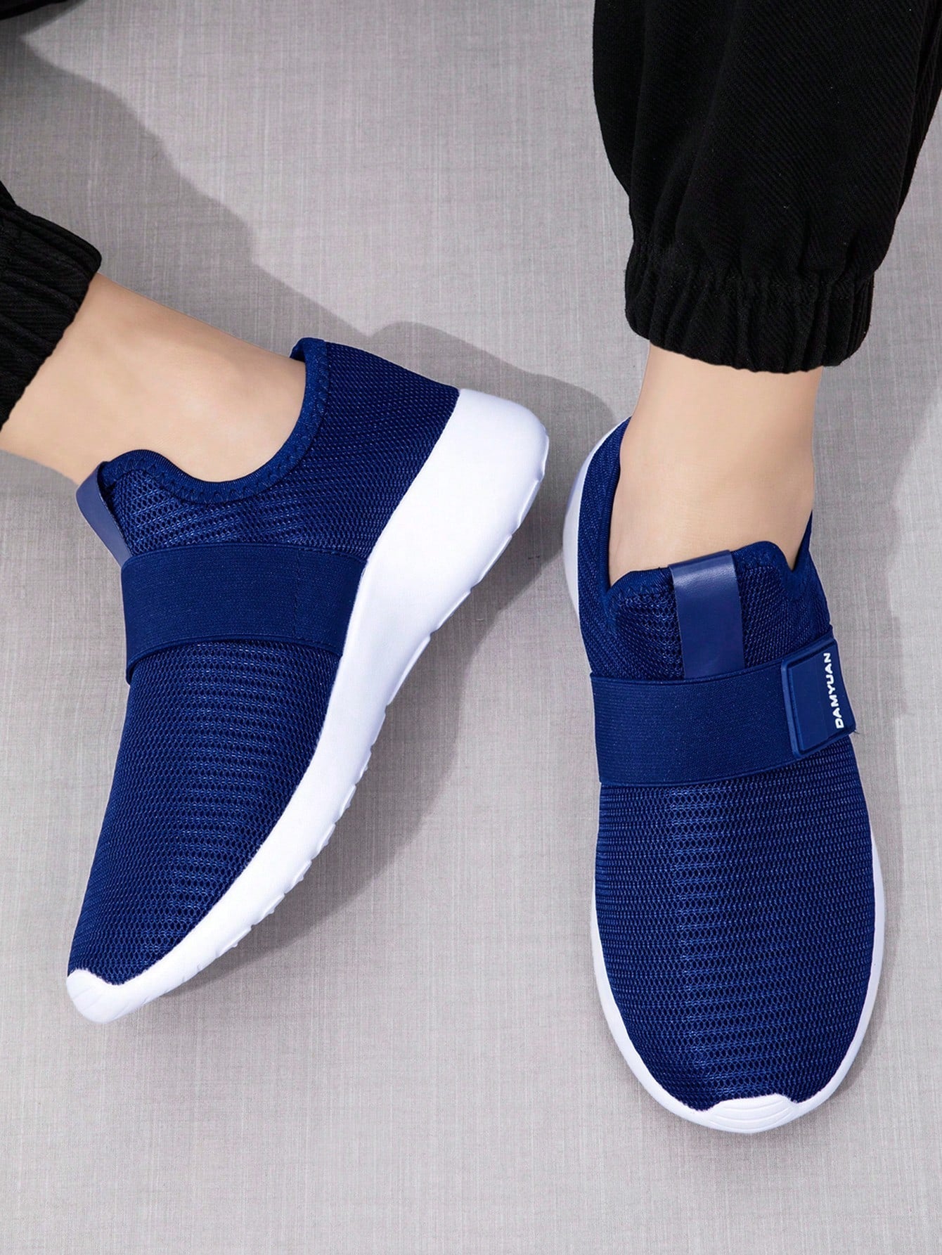 Tênis Masculino Chunky Slip On Leve Respirável Antiderrapante Tênis Masculino Chunky Slip On Leve Respirável