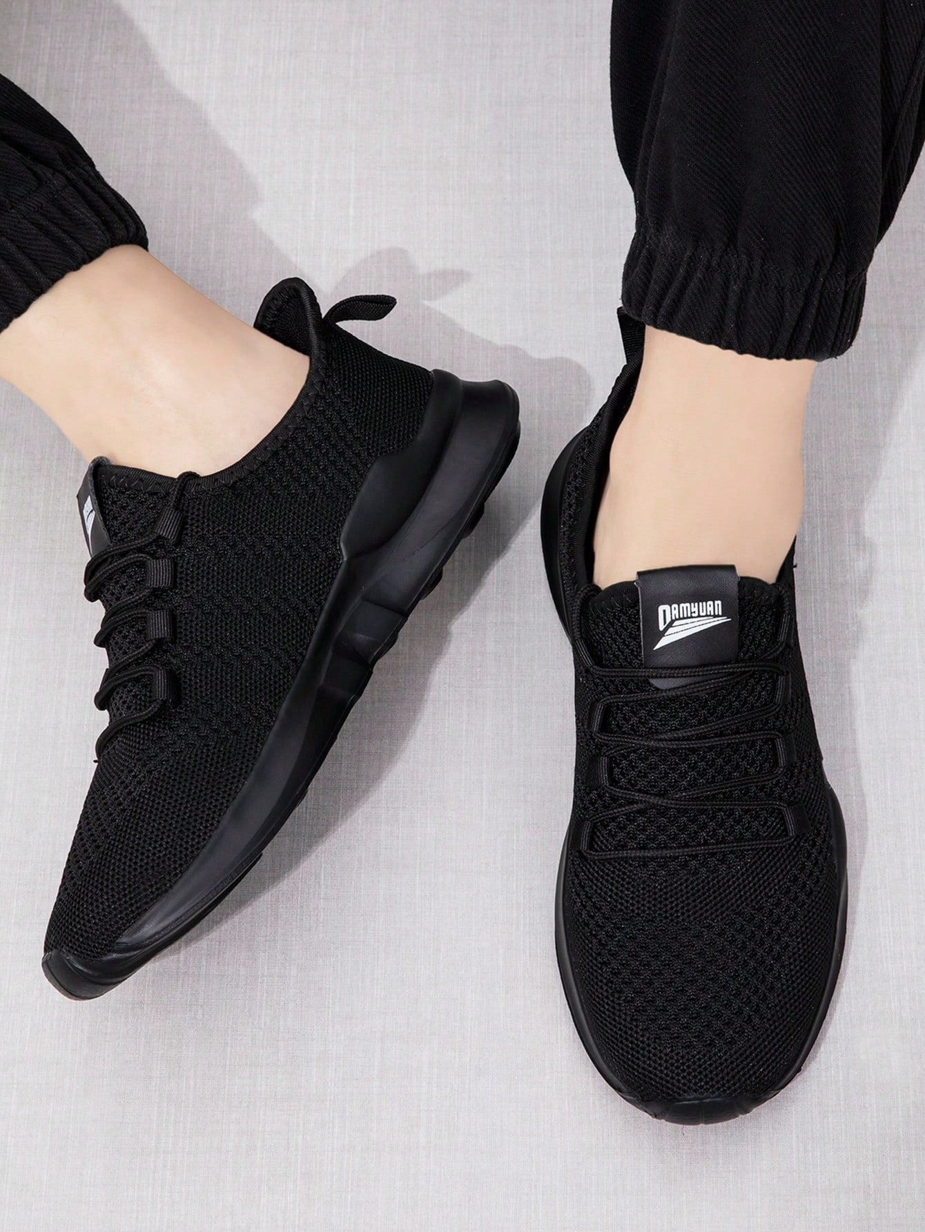 Tênis Masculino Chunky Slip On Leve Respirável Versátil Tênis Masculino Chunky Slip On Leve Respirável Versátil