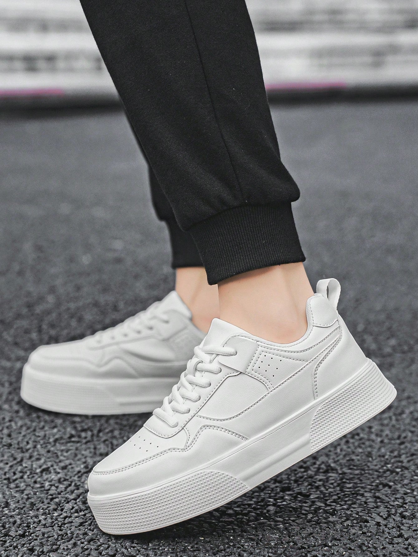 Tênis Masculino Casual Street Solado Alto Confortável Tênis Masculino Casual Street Solado Alto Confortável