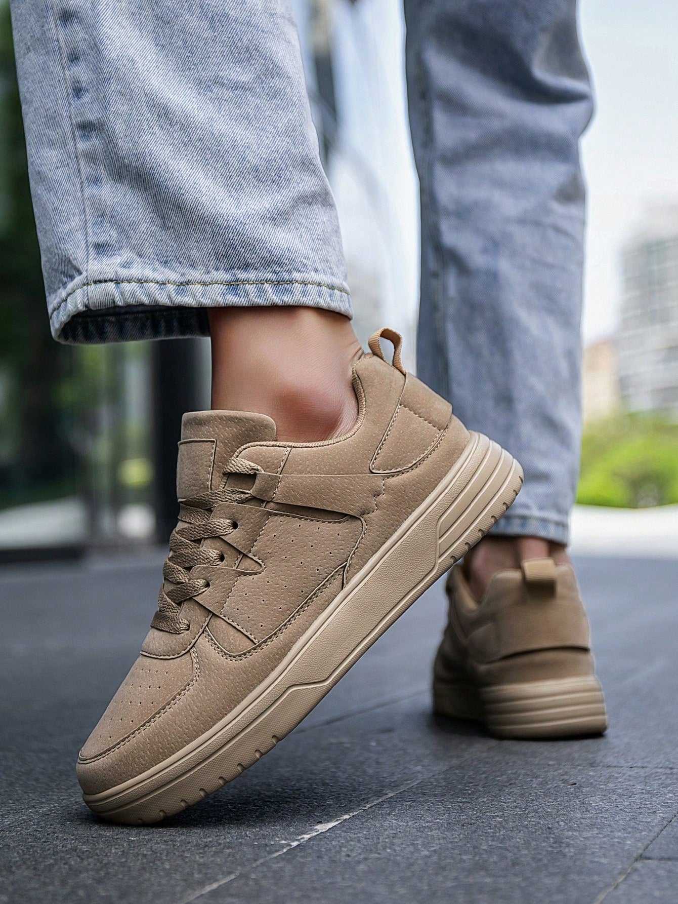 Tênis Masculino Skate Casual Camurça Cadarço Solado Antiderrapante Tênis Masculino Skate Casual Camurça Cadarço Solado