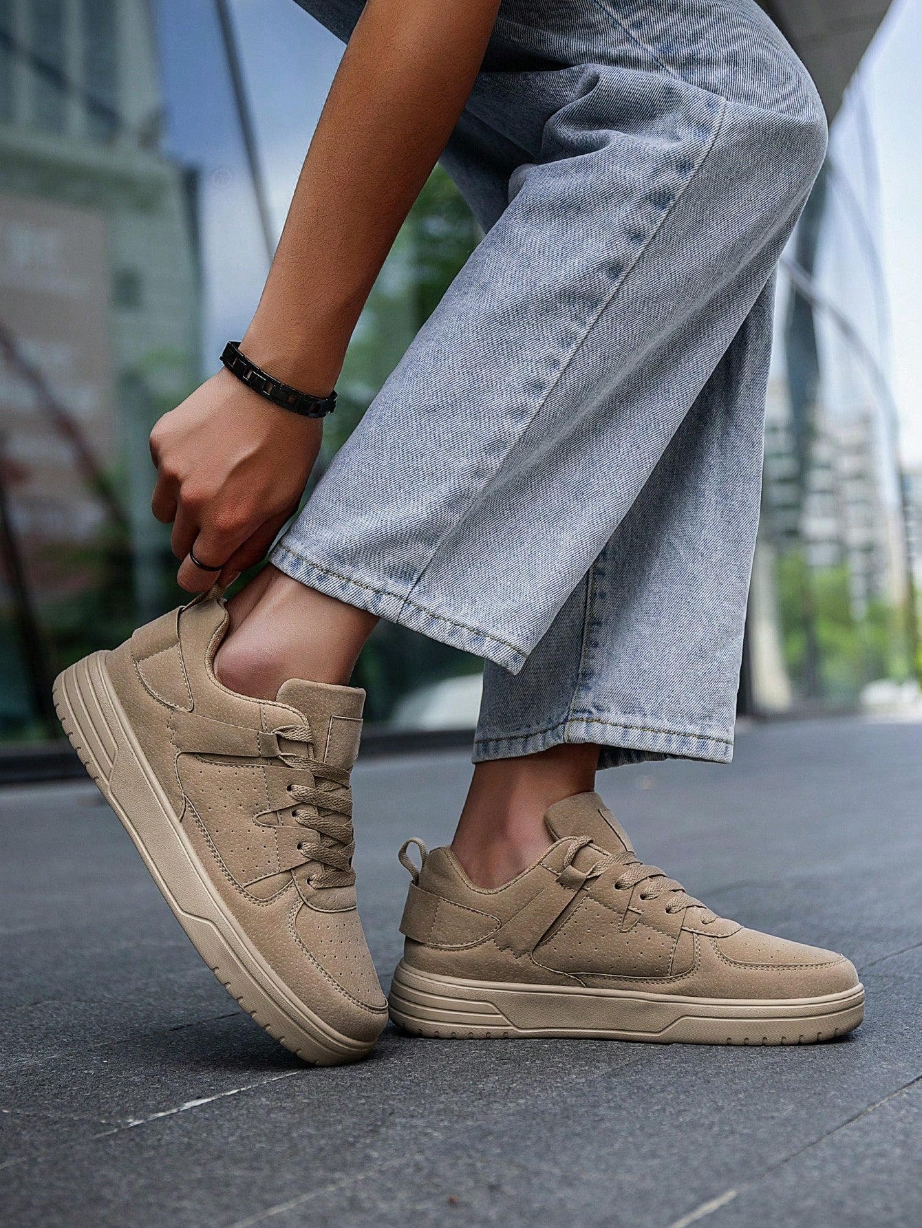 Tênis Masculino Skate Casual Camurça Cadarço Solado Antiderrapante Tênis Masculino Skate Casual Camurça Cadarço Solado