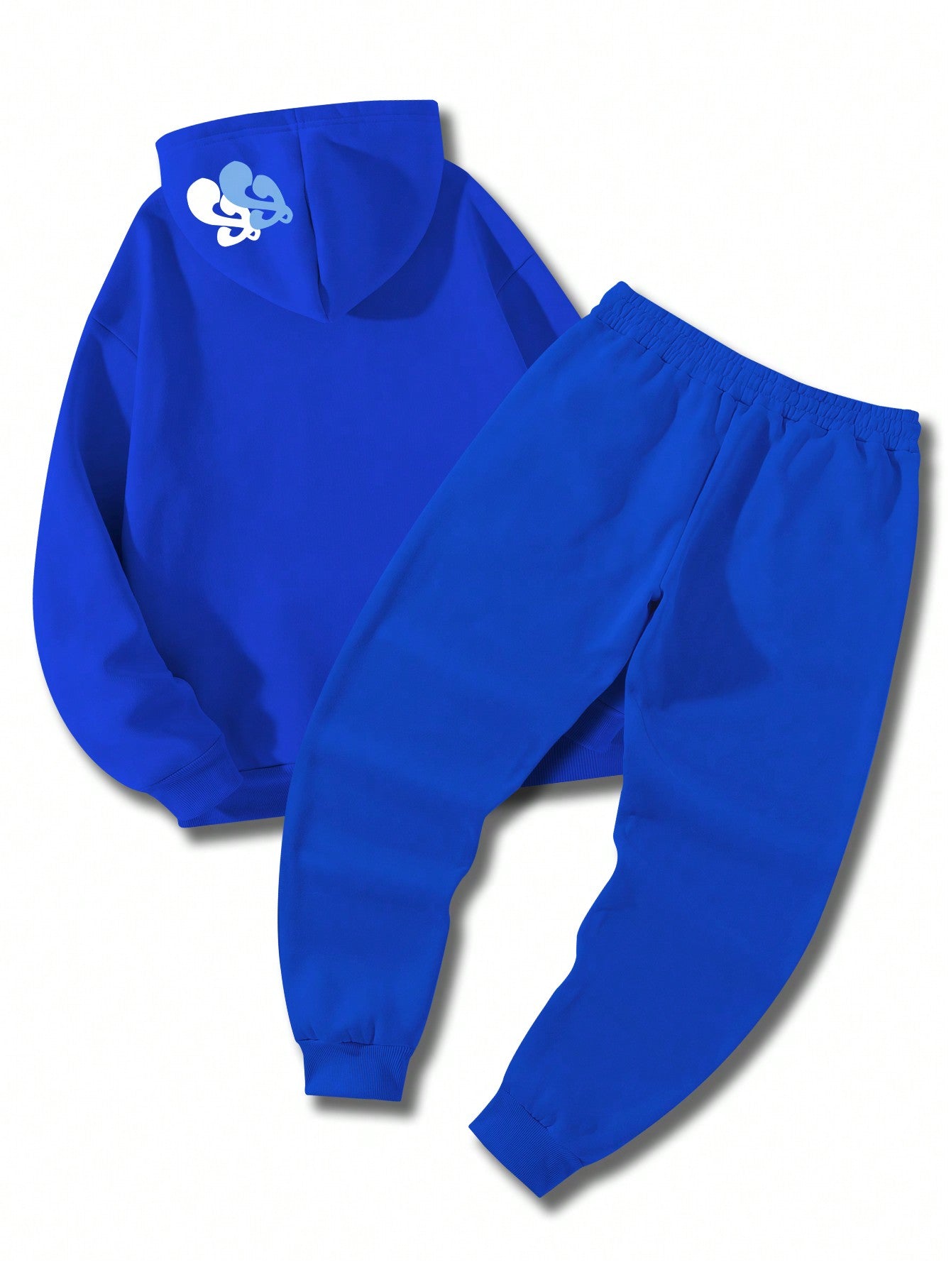 Conjunto Masculino Moletom Estampa Lettering E Calça Jogger Cós Ajustável Conjunto Masculino Moletom Estampa Lettering