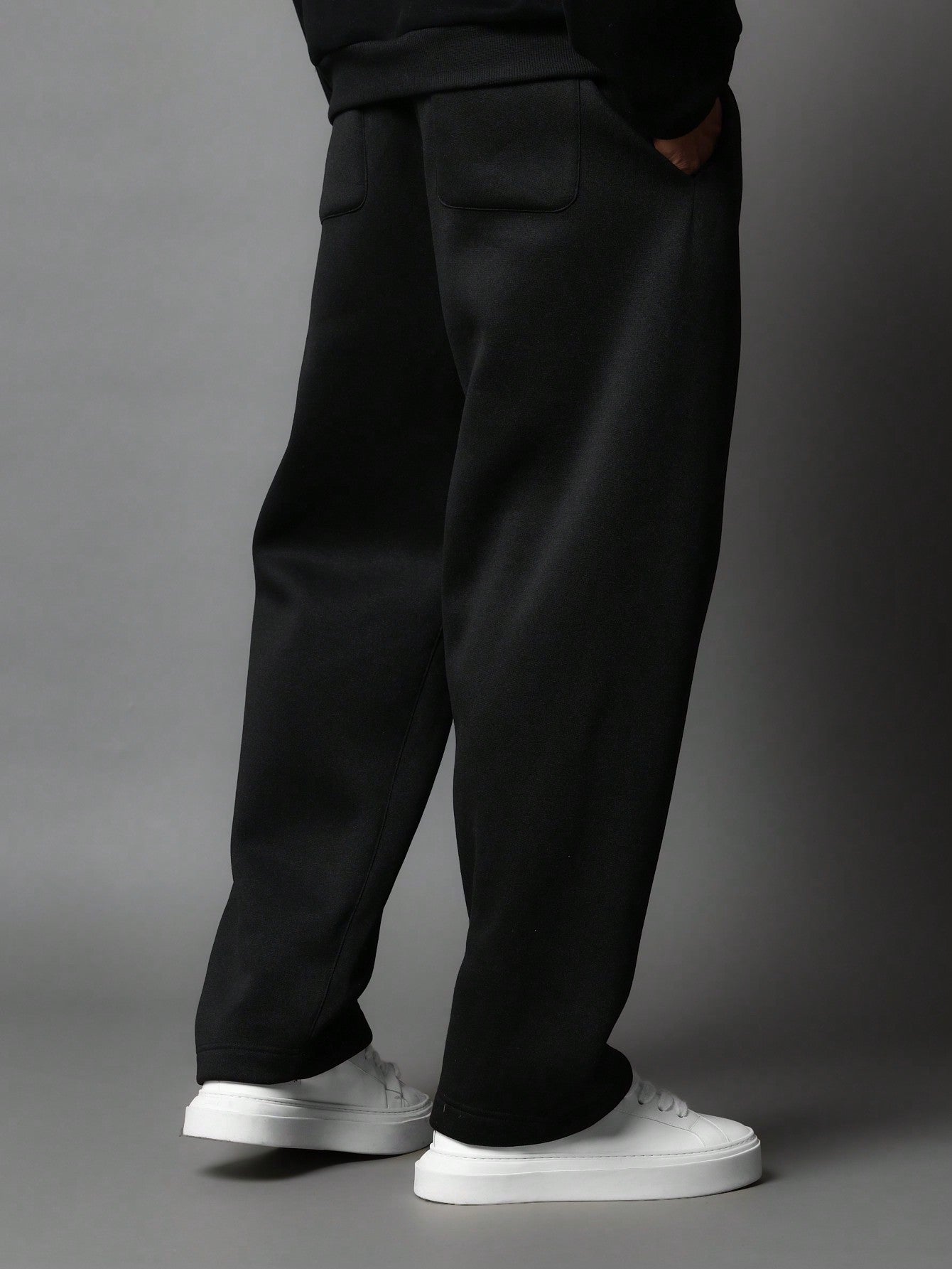 Calça Masculina Wide Leg Com Estampa Lateral Streetwear Calça Masculina Wide Leg Com Estampa Lateral Streetwear