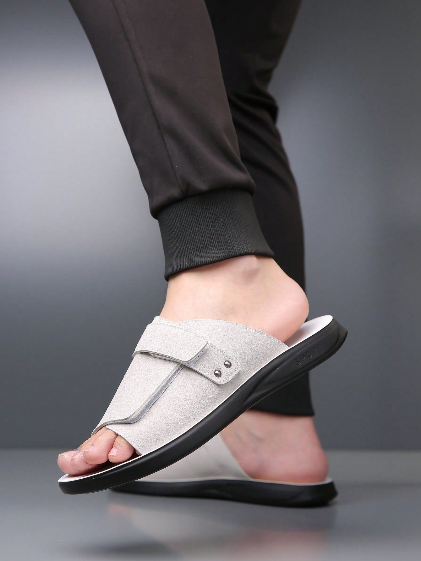 Chinelo Masculino Slide Confortável Para Praia E Academia Branco / 36 Chinelo Masculino Slide Confortável Para Praia E