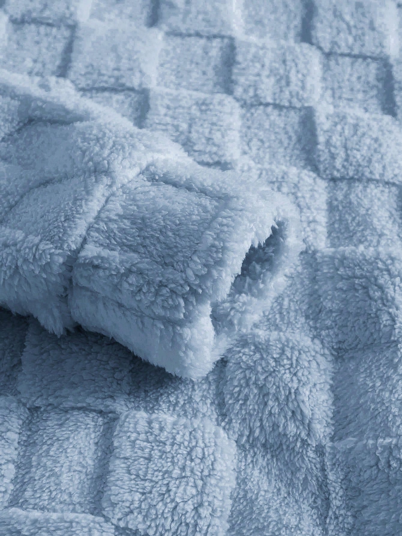 Conjunto Masculino Peluciado Com Capuz E Textura Quadriculada Conjunto Masculino Peluciado Com Capuz E Textura