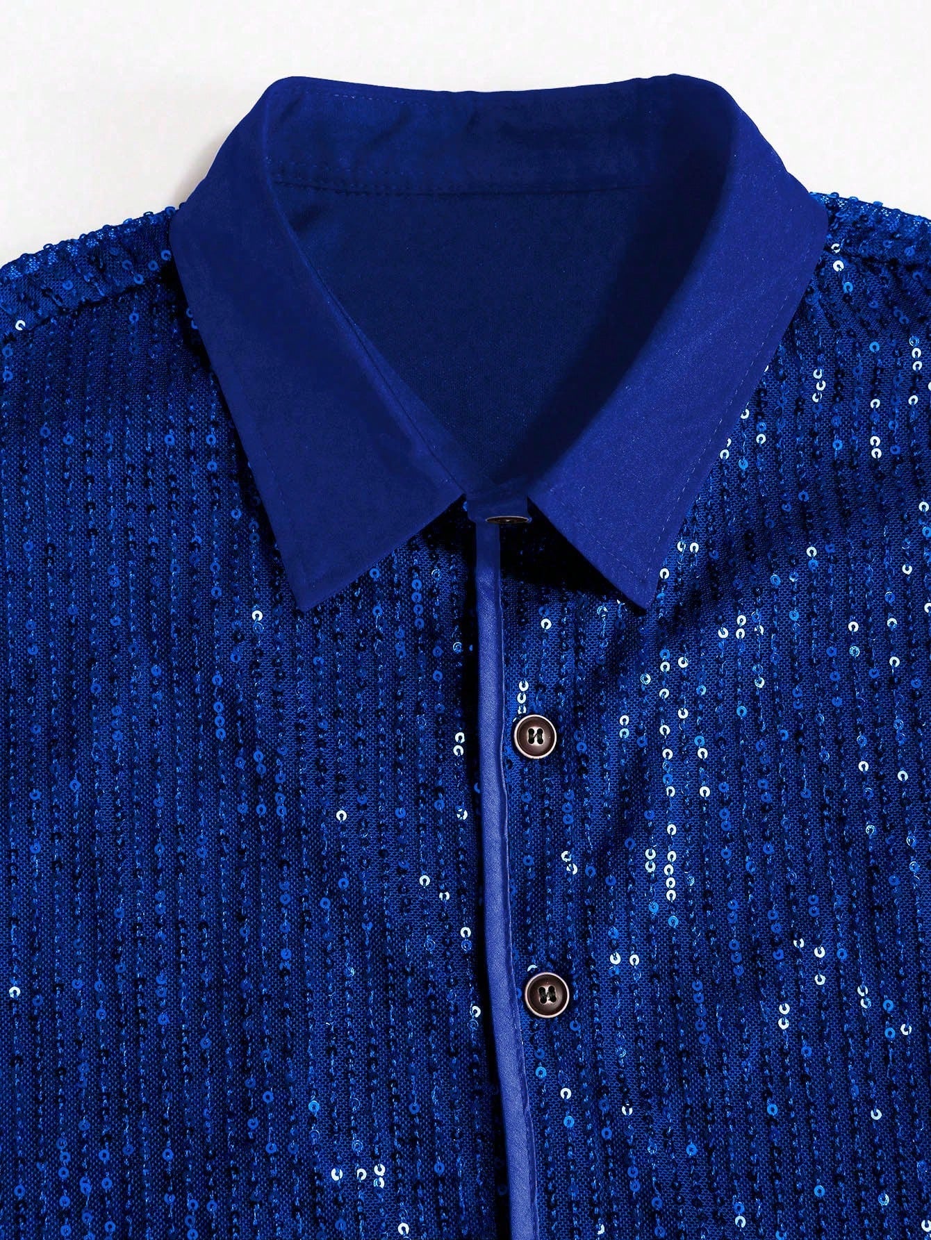 Camisa Masculina De Botão Brilho Intenso Visual Festivo Camisa Masculina De Botão Brilho Intenso Visual Festivo