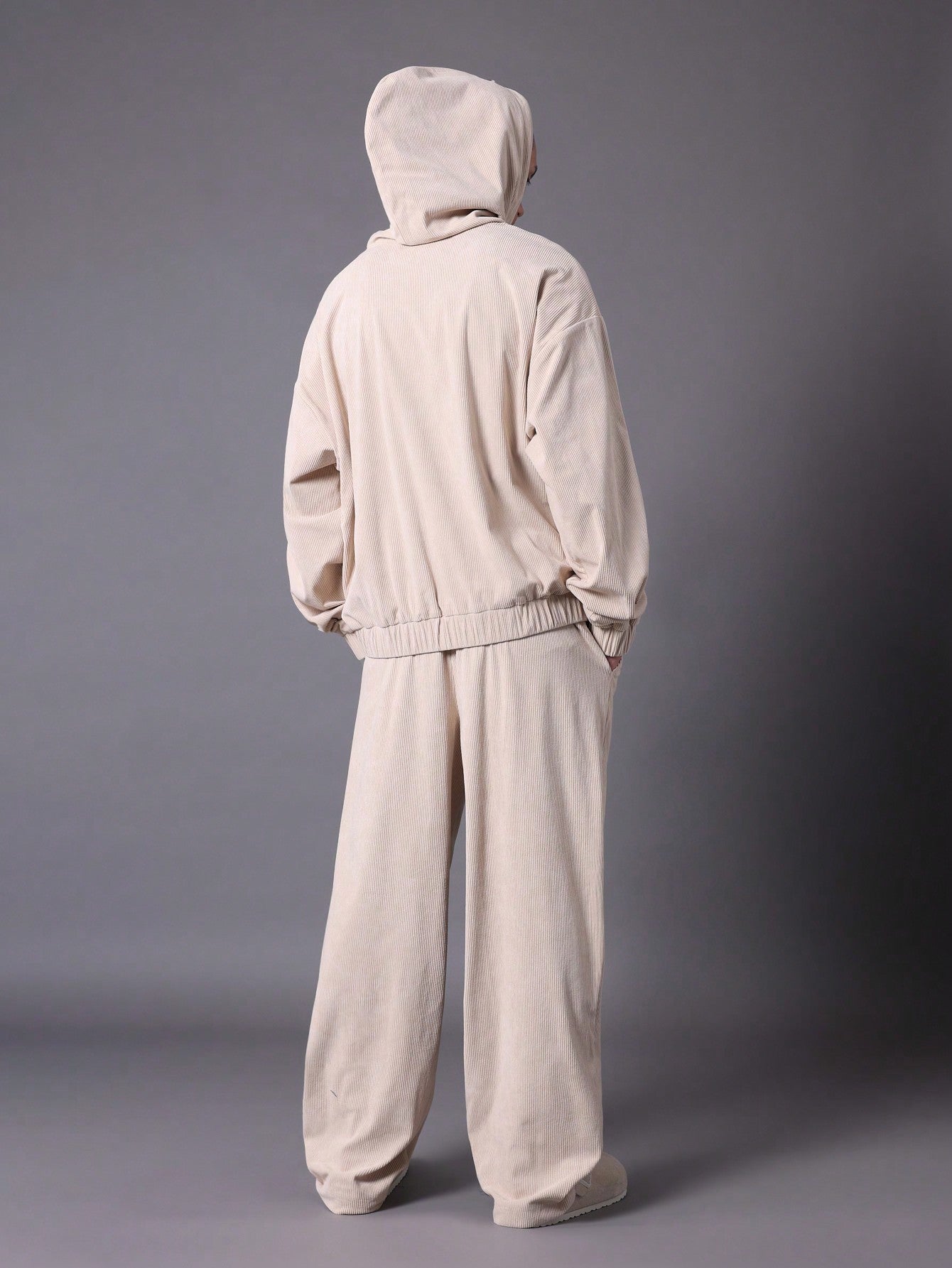 Conjunto Masculino Moletom Lettering Bordado E Calça Jogger Ajustável Conjunto Masculino Moletom Lettering Bordado E