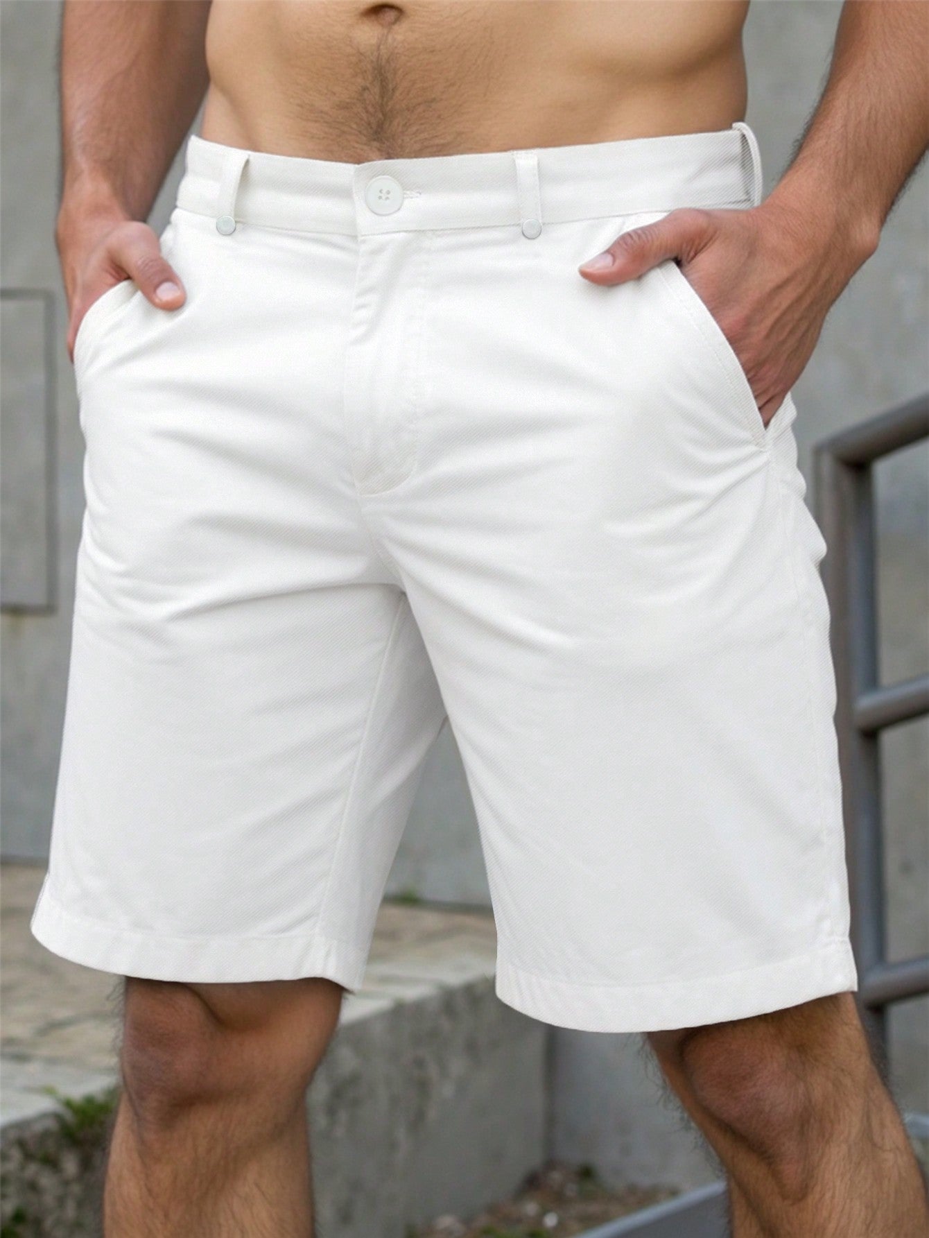 Shorts Masculino Cargo Casual Com Bolsos Funcionais Shorts Masculino Cargo Casual Com Bolsos Funcionais