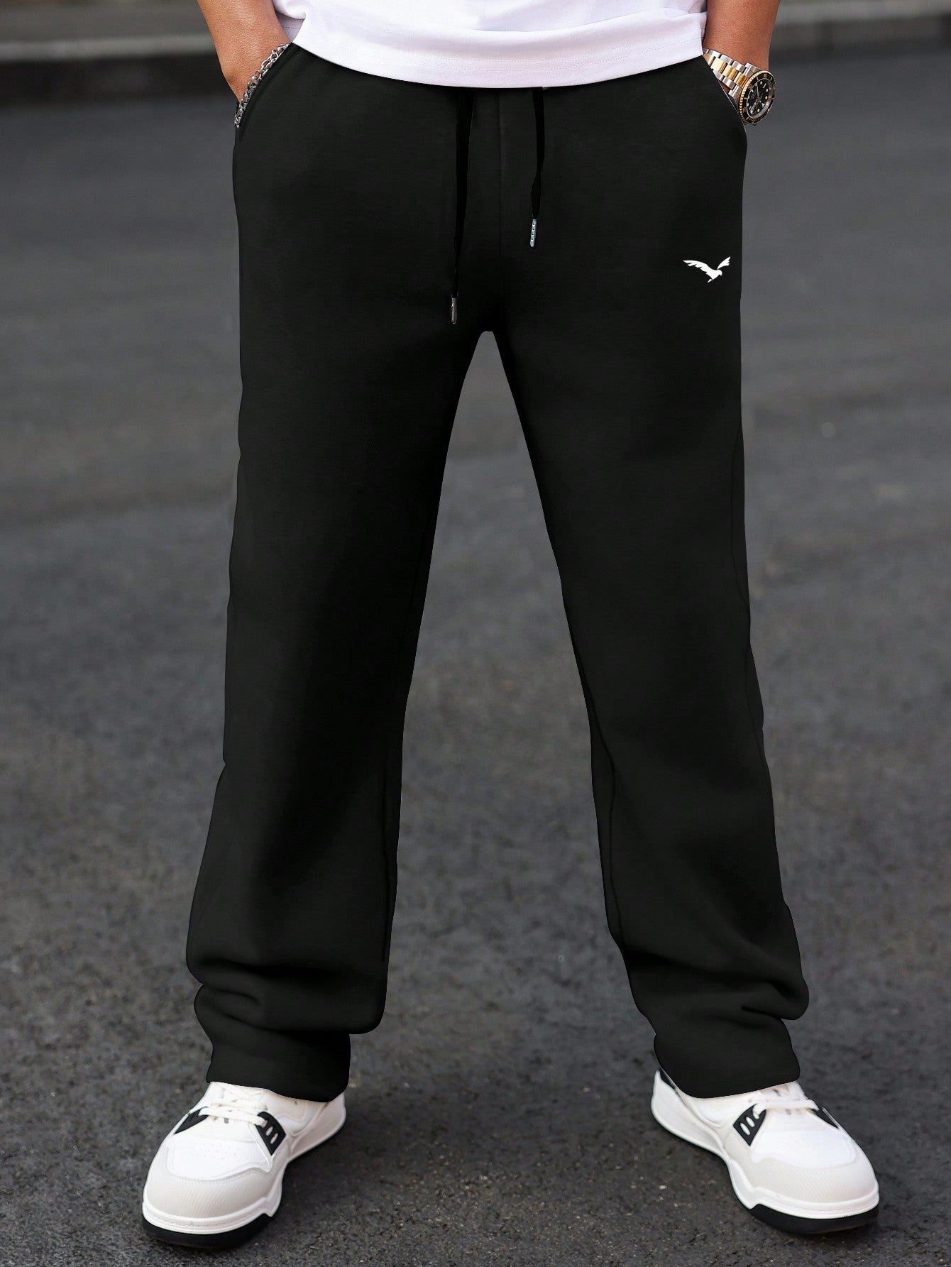 Calça Masculina Jogger Com Forro De Pelúcia E Visual Casual Calça Masculina Jogger Com Forro De Pelúcia E Visual Casual